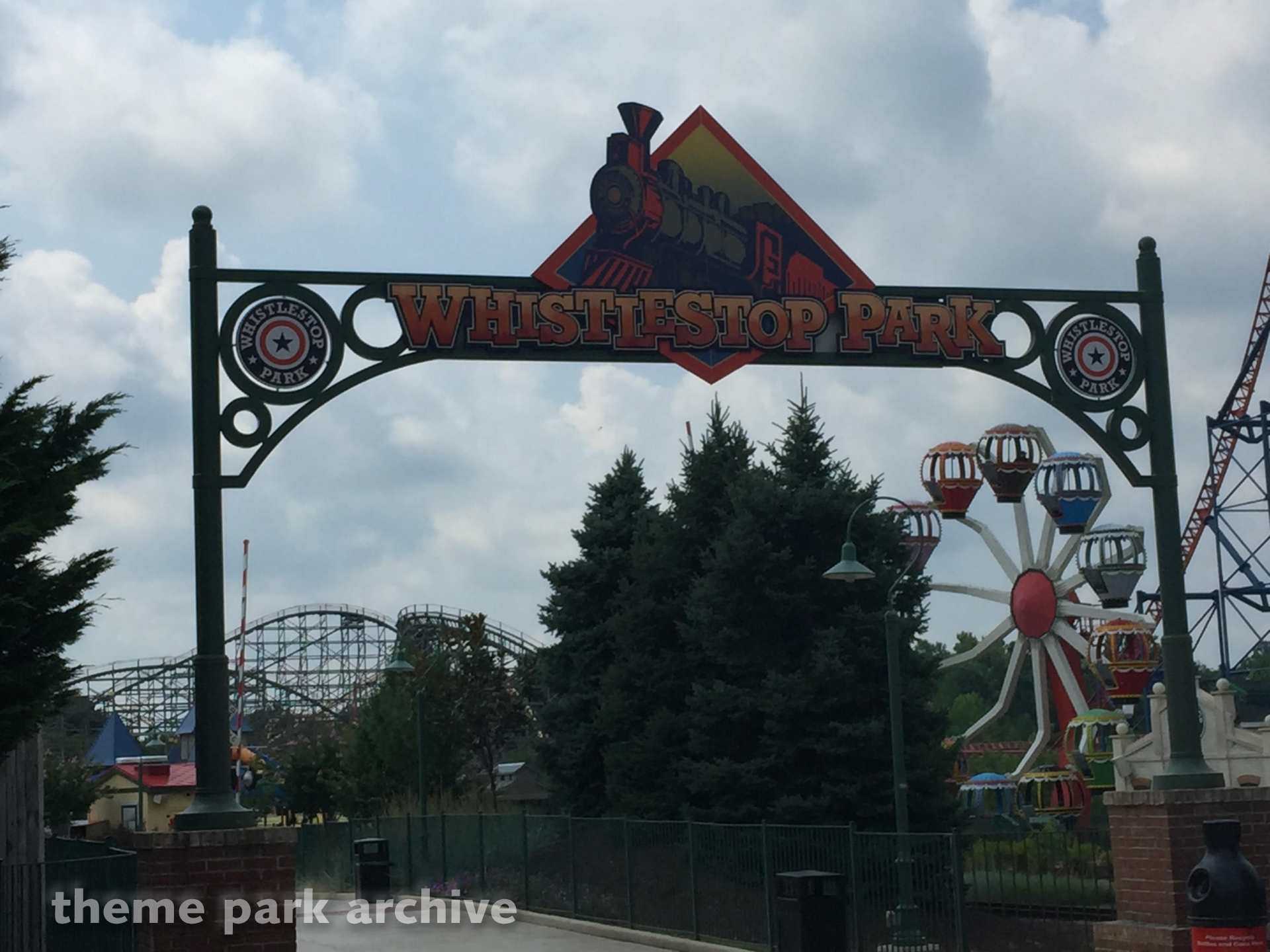 Whistlestop Park at Six Flags America Theme Park Archive