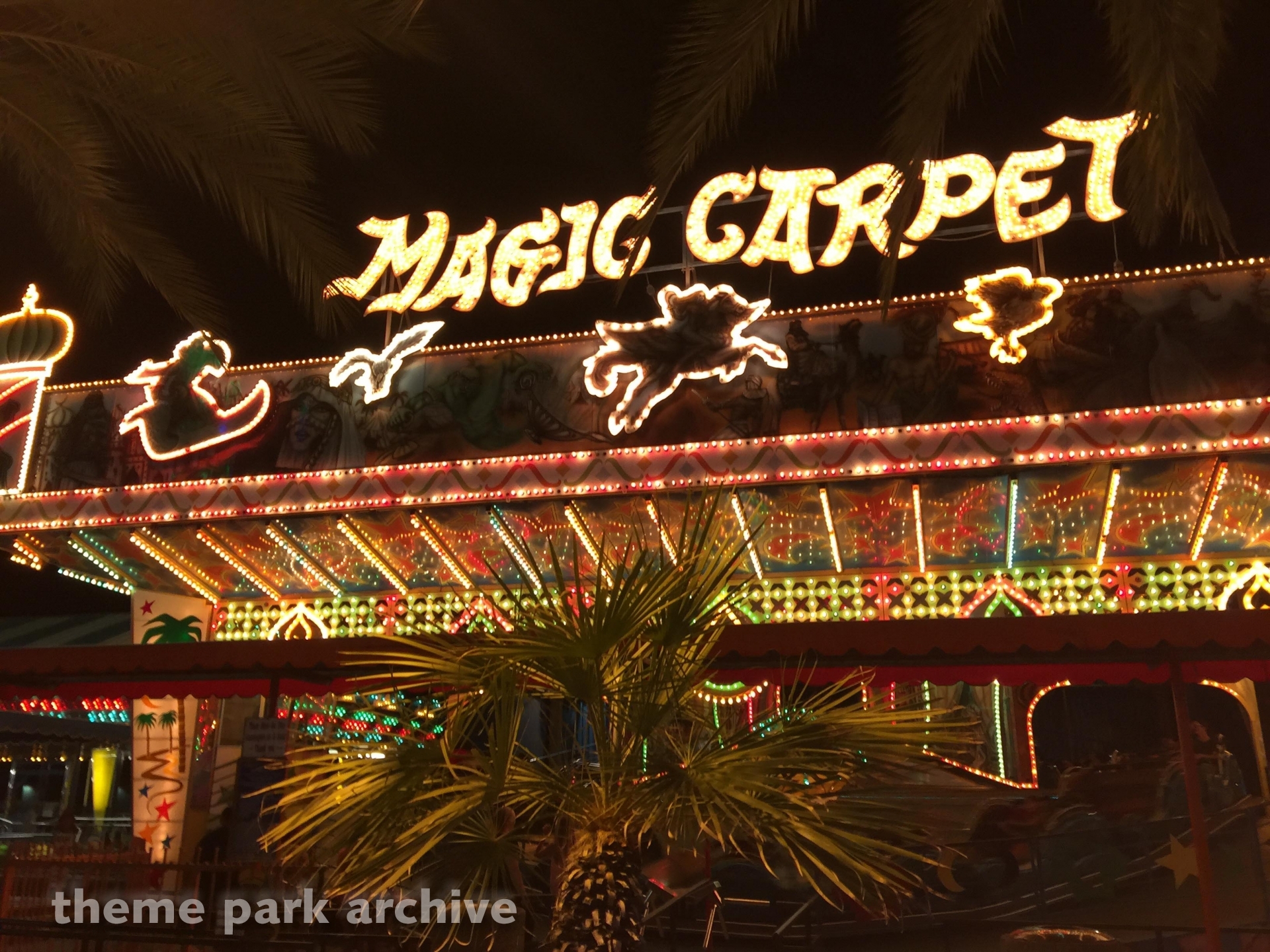 Magic Carpet at Castles N' Coasters Theme Park Archive