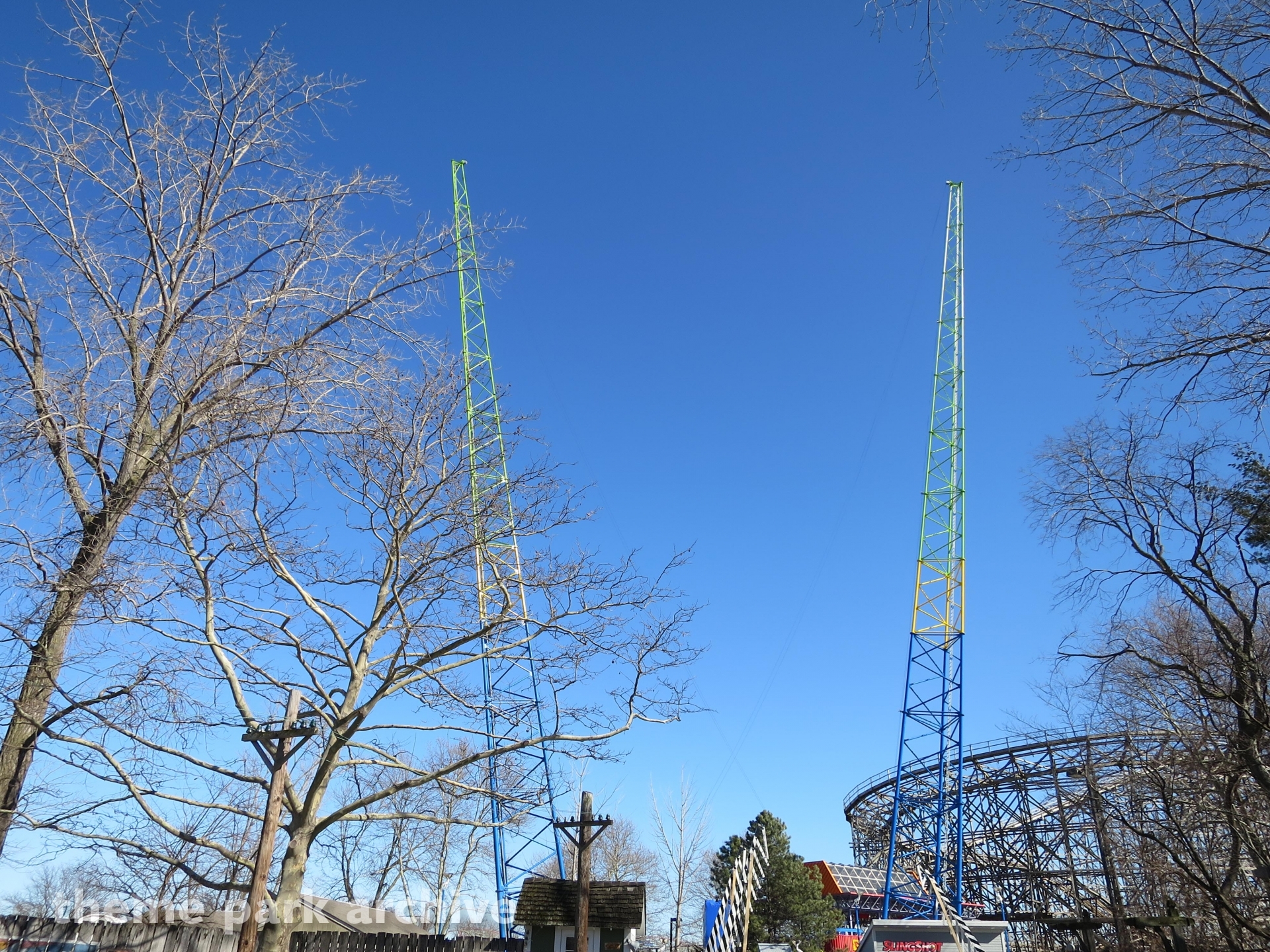 Slingshot at Cedar Point Theme Park Archive