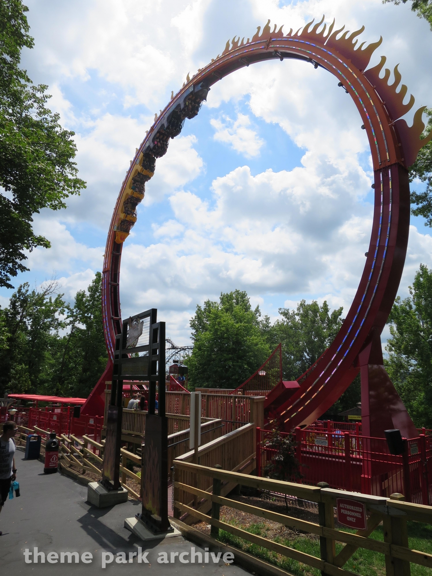 Fireball at Six Flags St. Louis Theme Park Archive