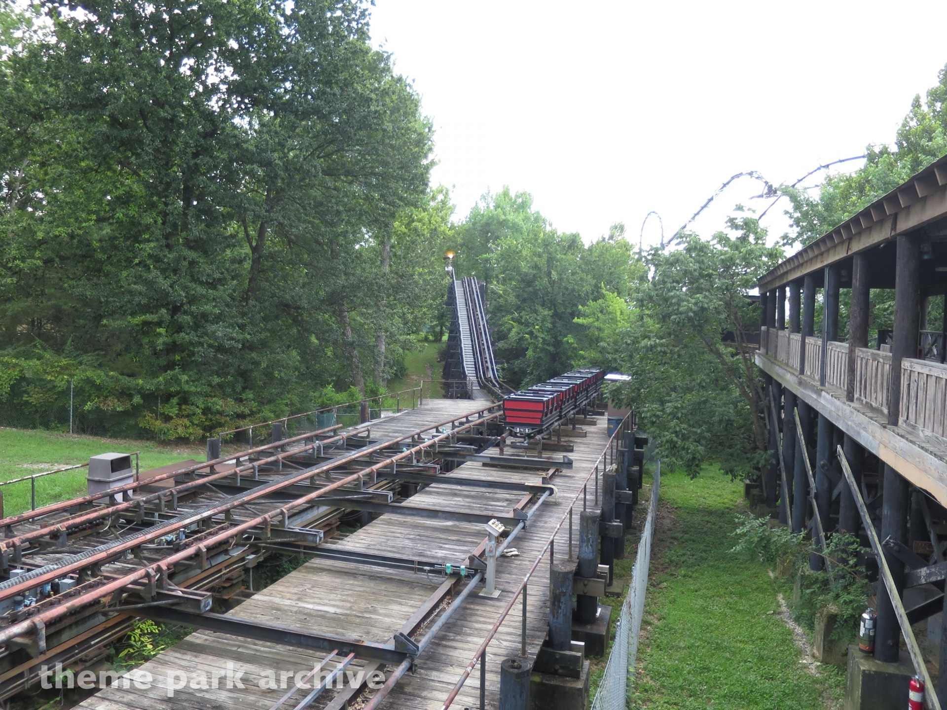 River King Mine Train at Six Flags St. Louis Theme Park Archive