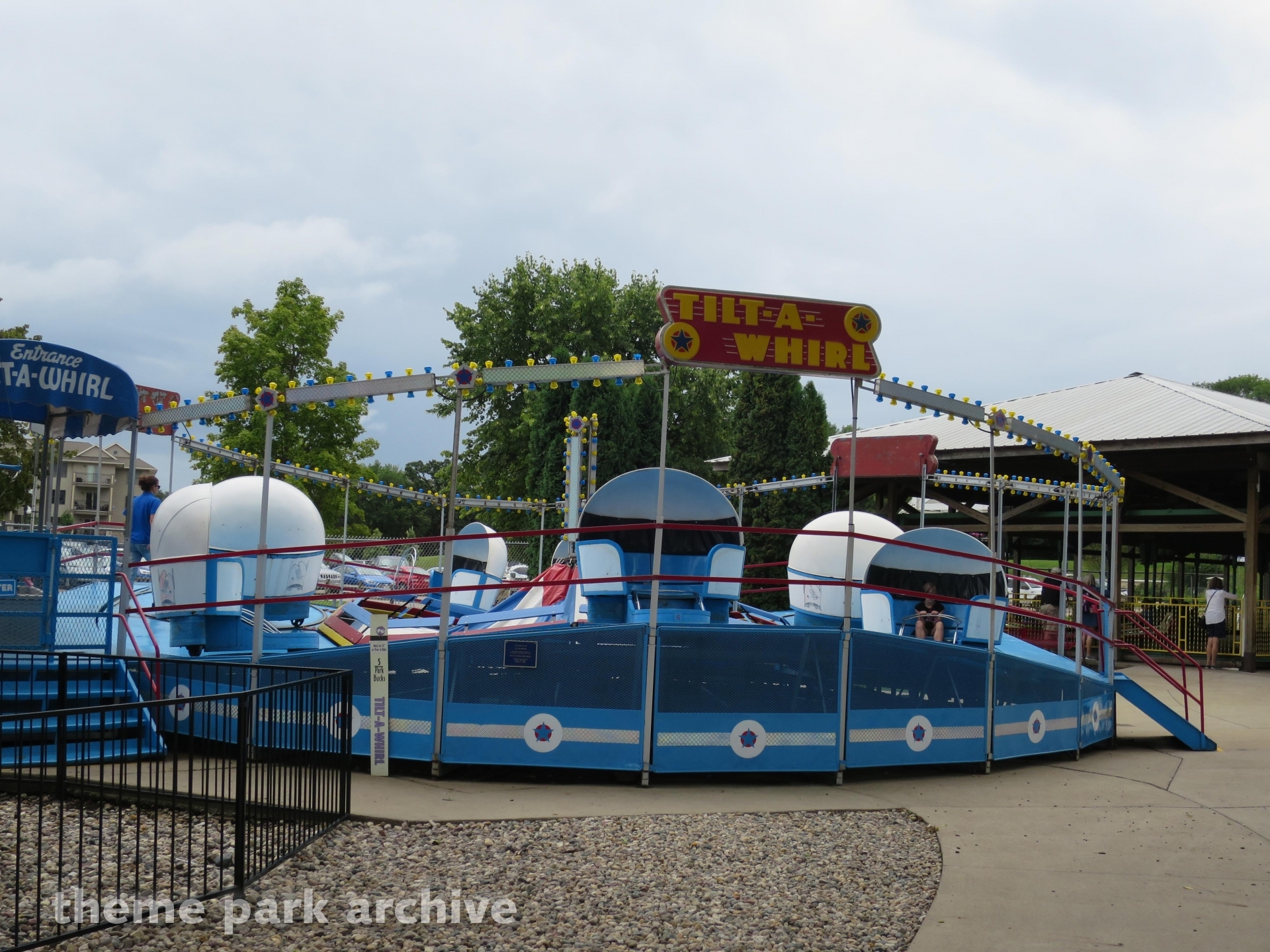 Tilt a Whirl at Arnolds Park Theme Park Archive