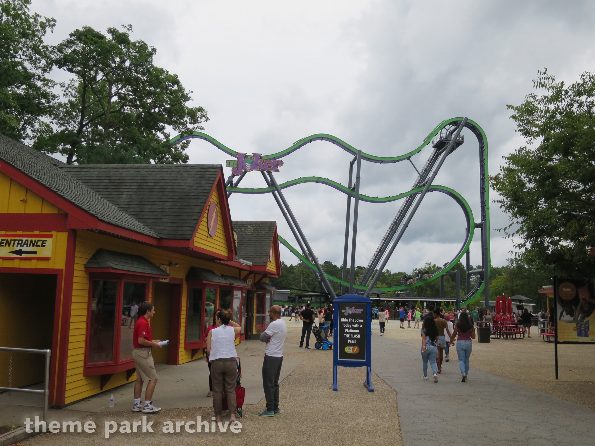 The Joker Six Flags Great Adventure 2016 Theme Park Archive