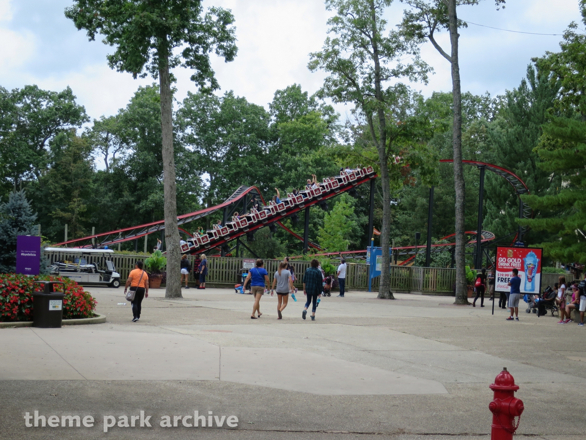 HARLEY QUINN Crazy Train at Six Flags Great Adventure Theme Park Archive