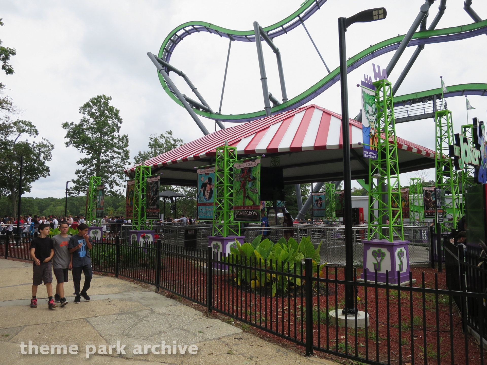 The Joker at Six Flags Great Adventure Theme Park Archive