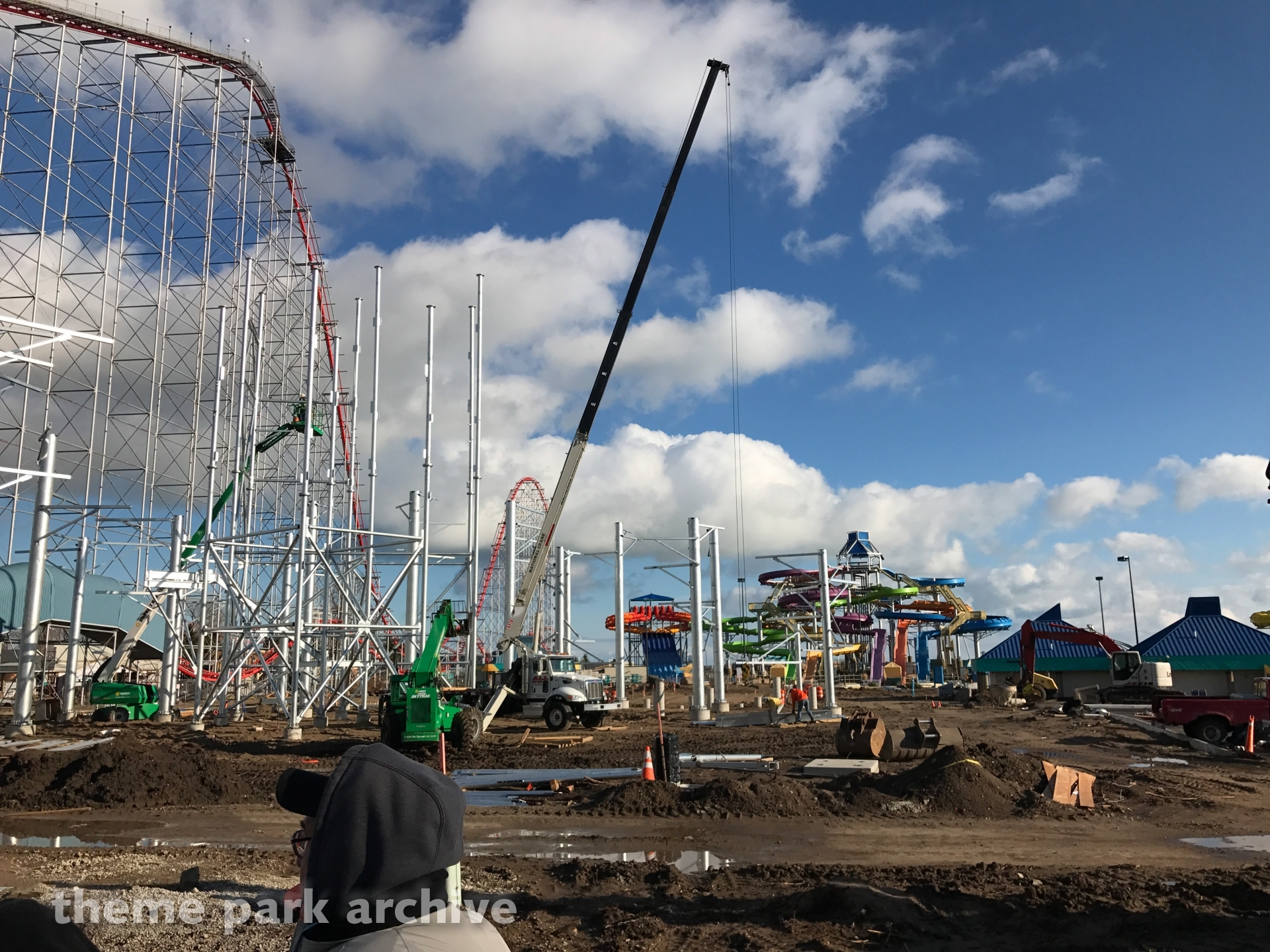 Point Plummet and Portside Plunge at Cedar Point Shores Theme Park