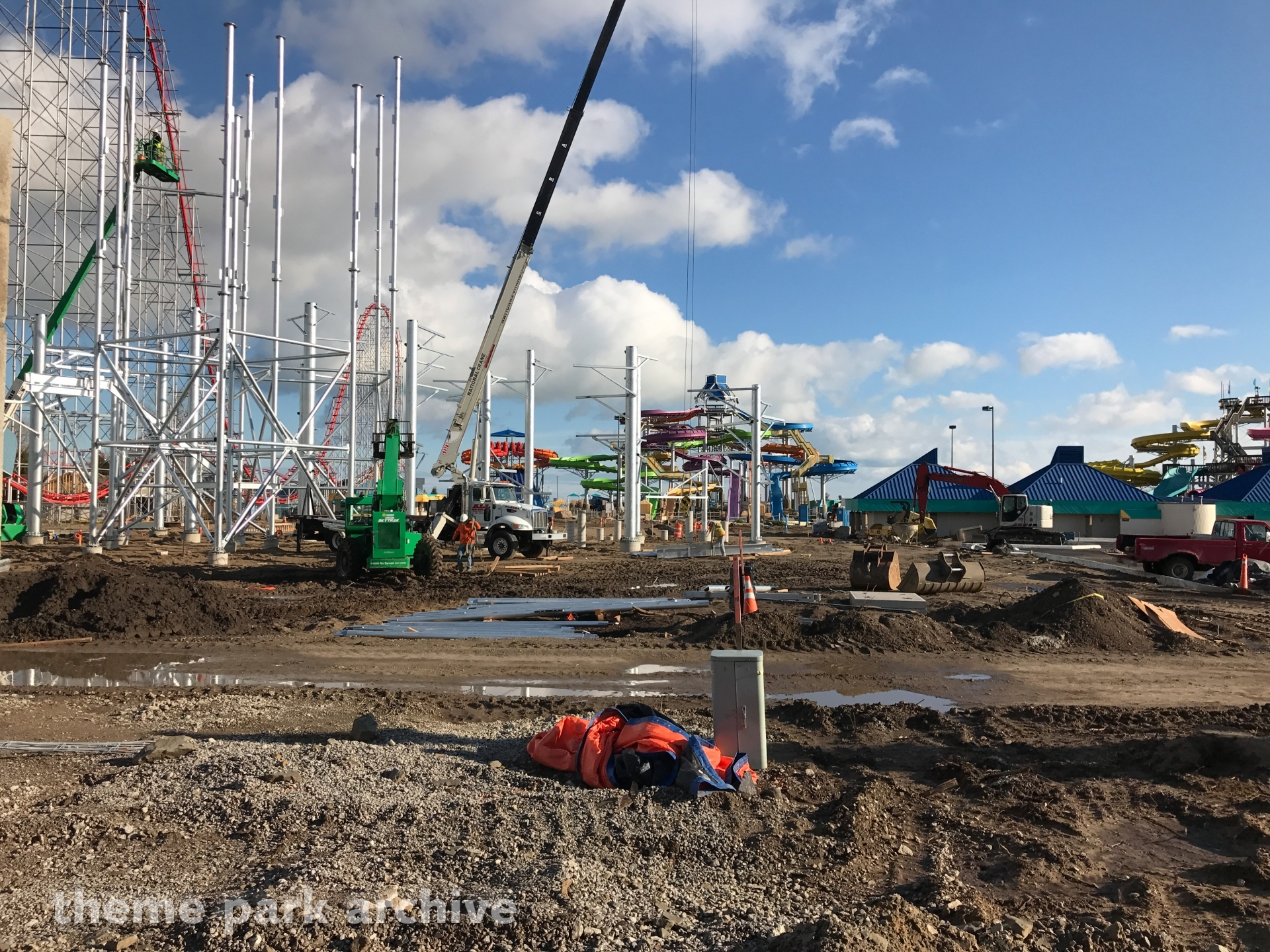 Point Plummet and Portside Plunge at Cedar Point Shores Theme Park