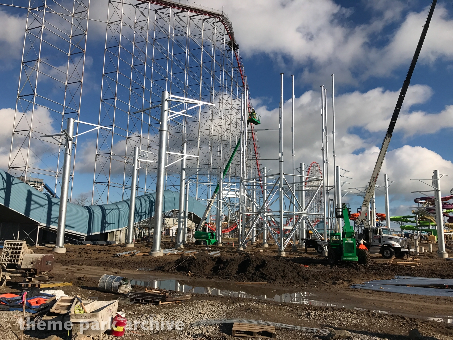 Point Plummet and Portside Plunge at Cedar Point Shores Theme Park