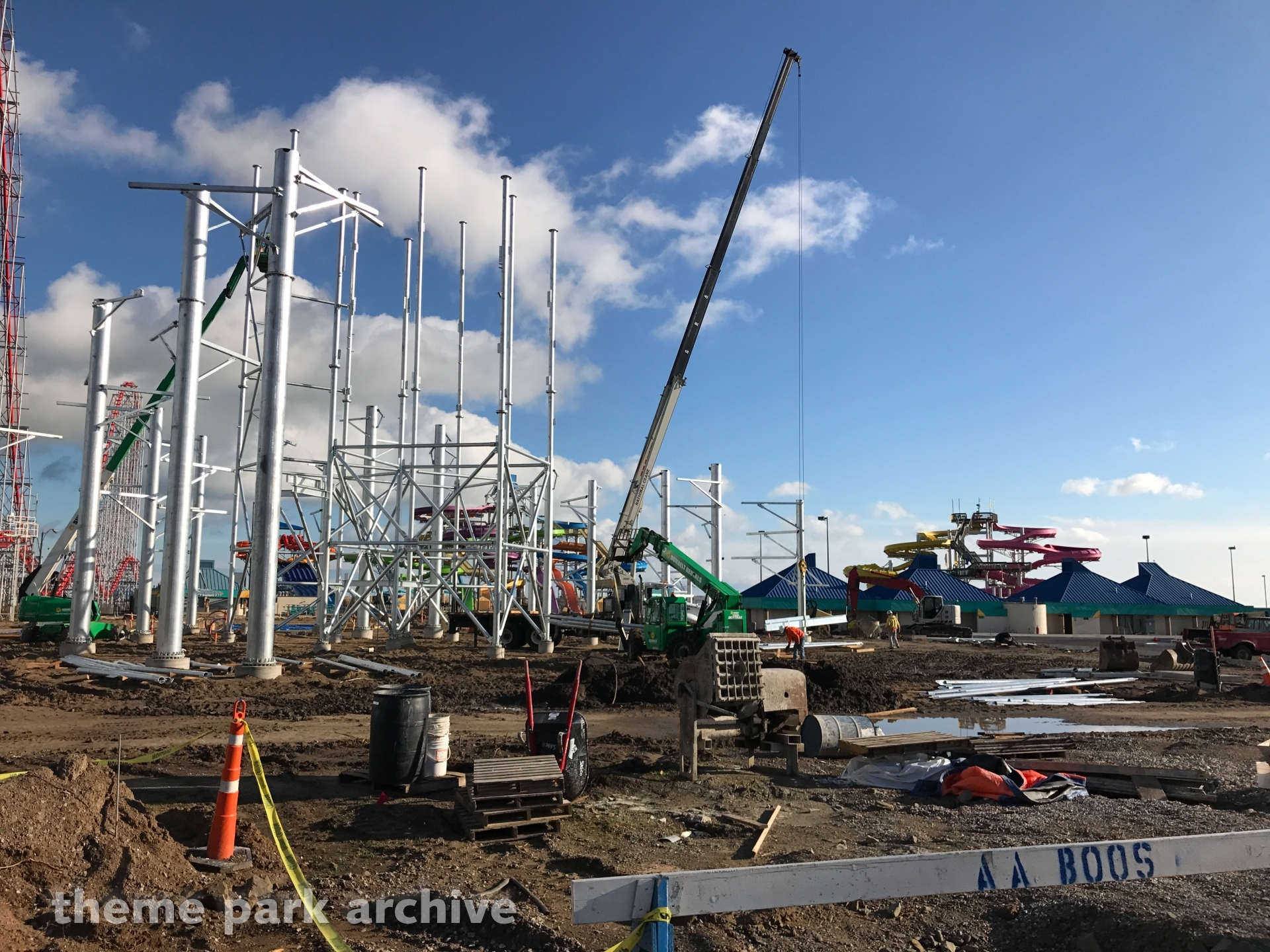 Point Plummet and Portside Plunge at Cedar Point Shores Theme Park