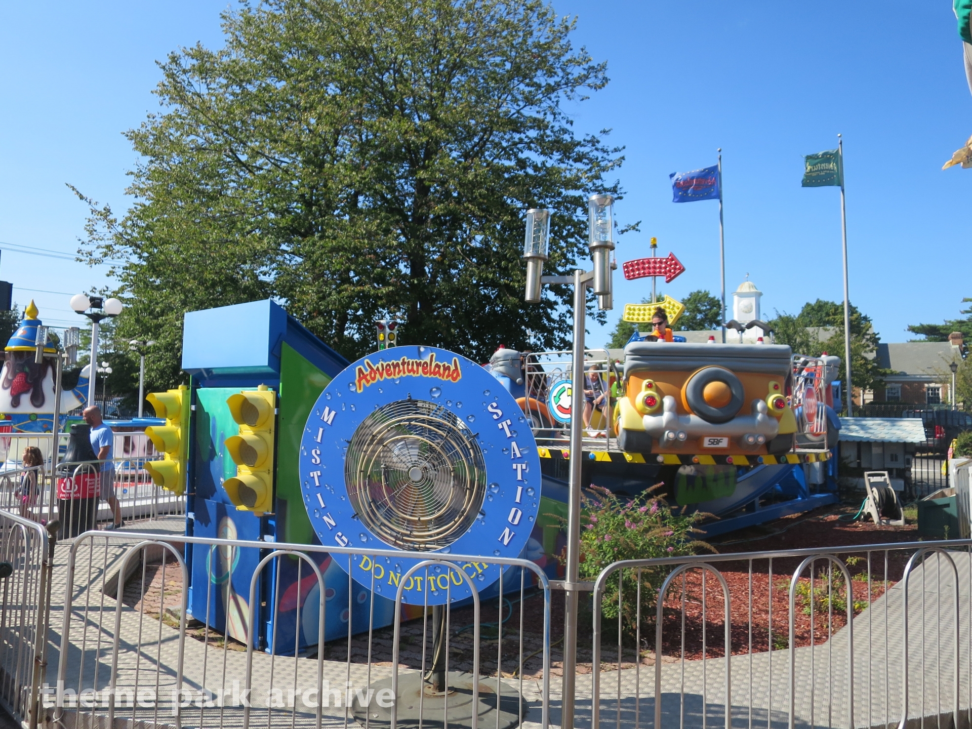 Spinning Cars at Adventureland NY Theme Park Archive
