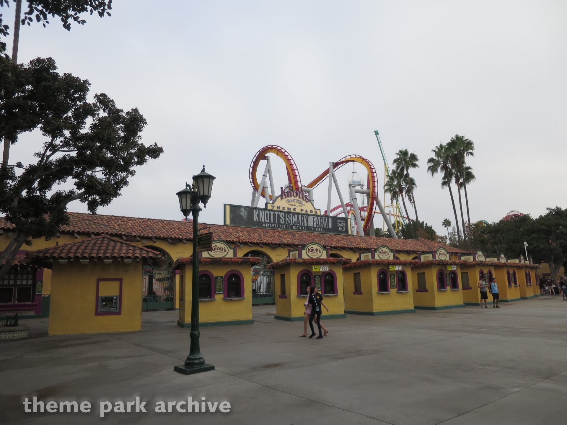 Main Entrance at Knott's Berry Farm Theme Park Archive