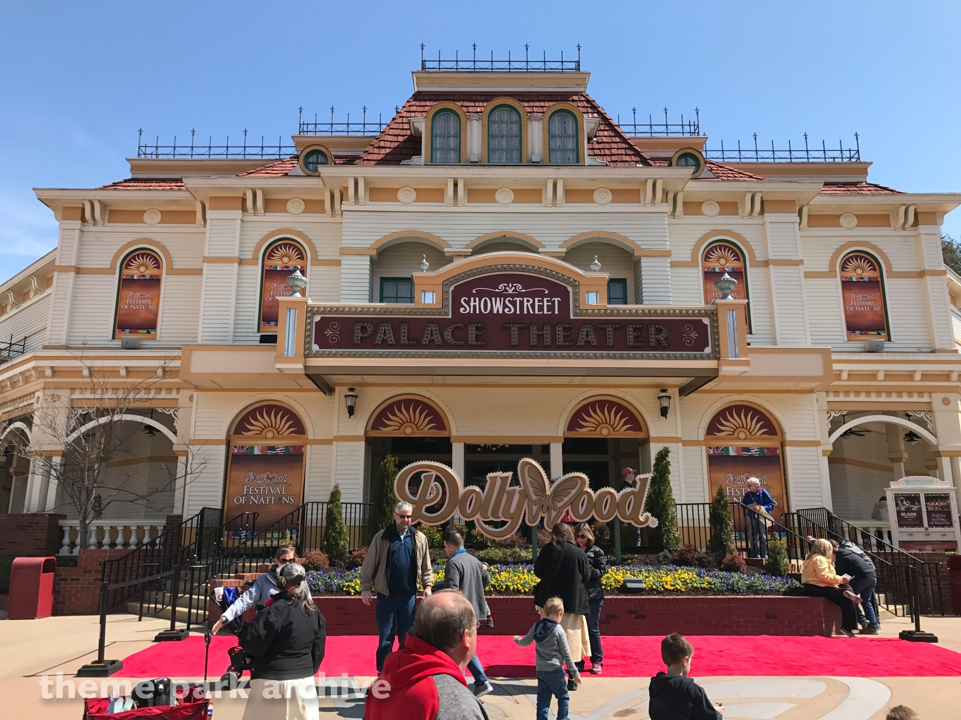 Entrance at Dollywood Theme Park Archive