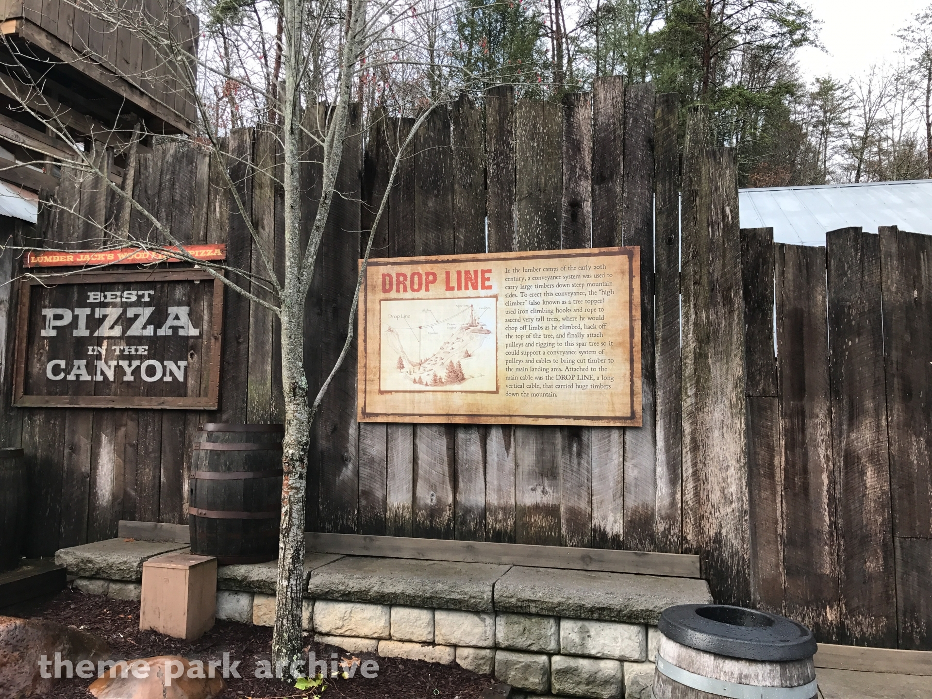 Timber Canyon at Dollywood Theme Park Archive