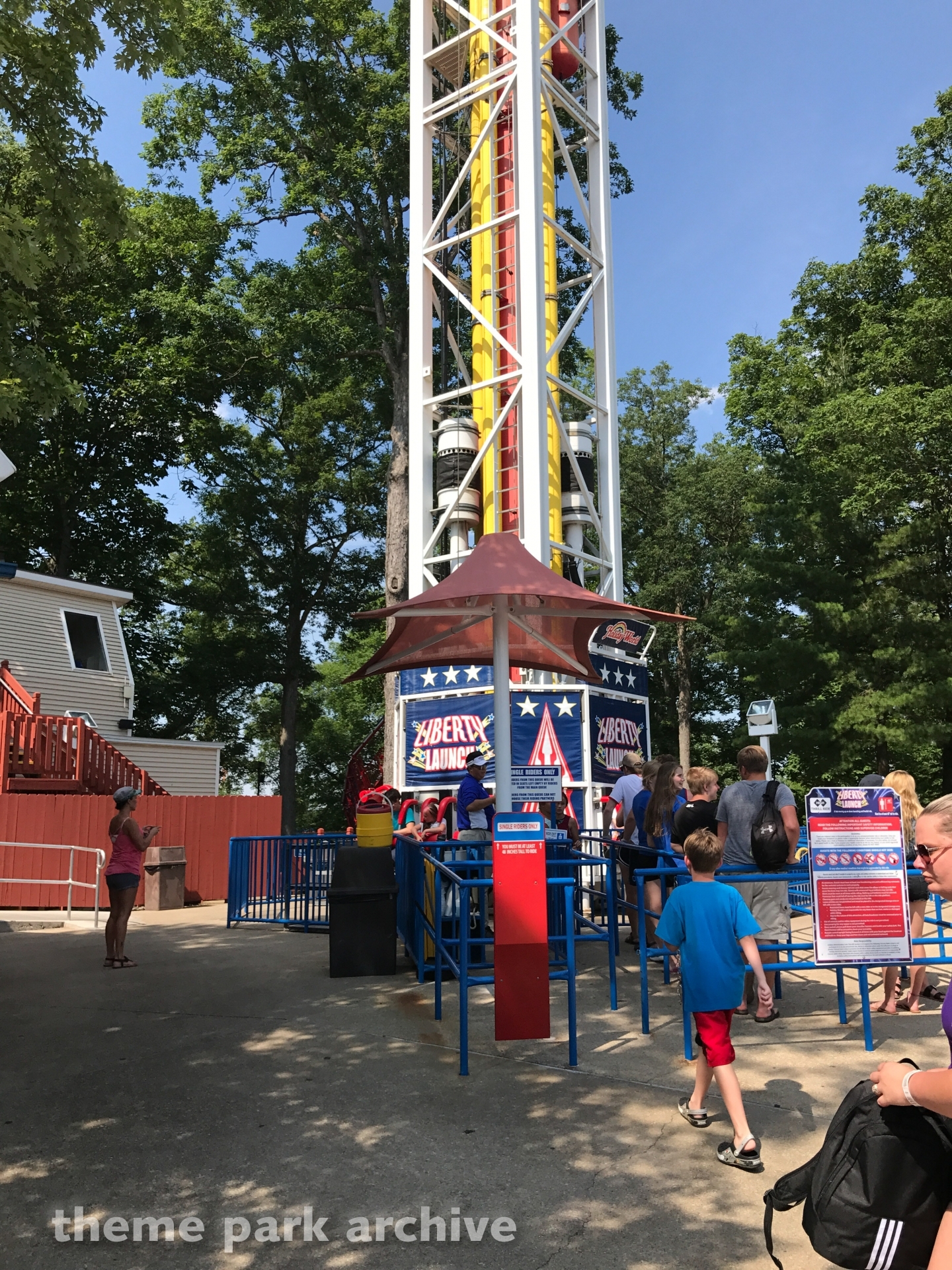 Liberty Launch at Holiday World Theme Park Archive