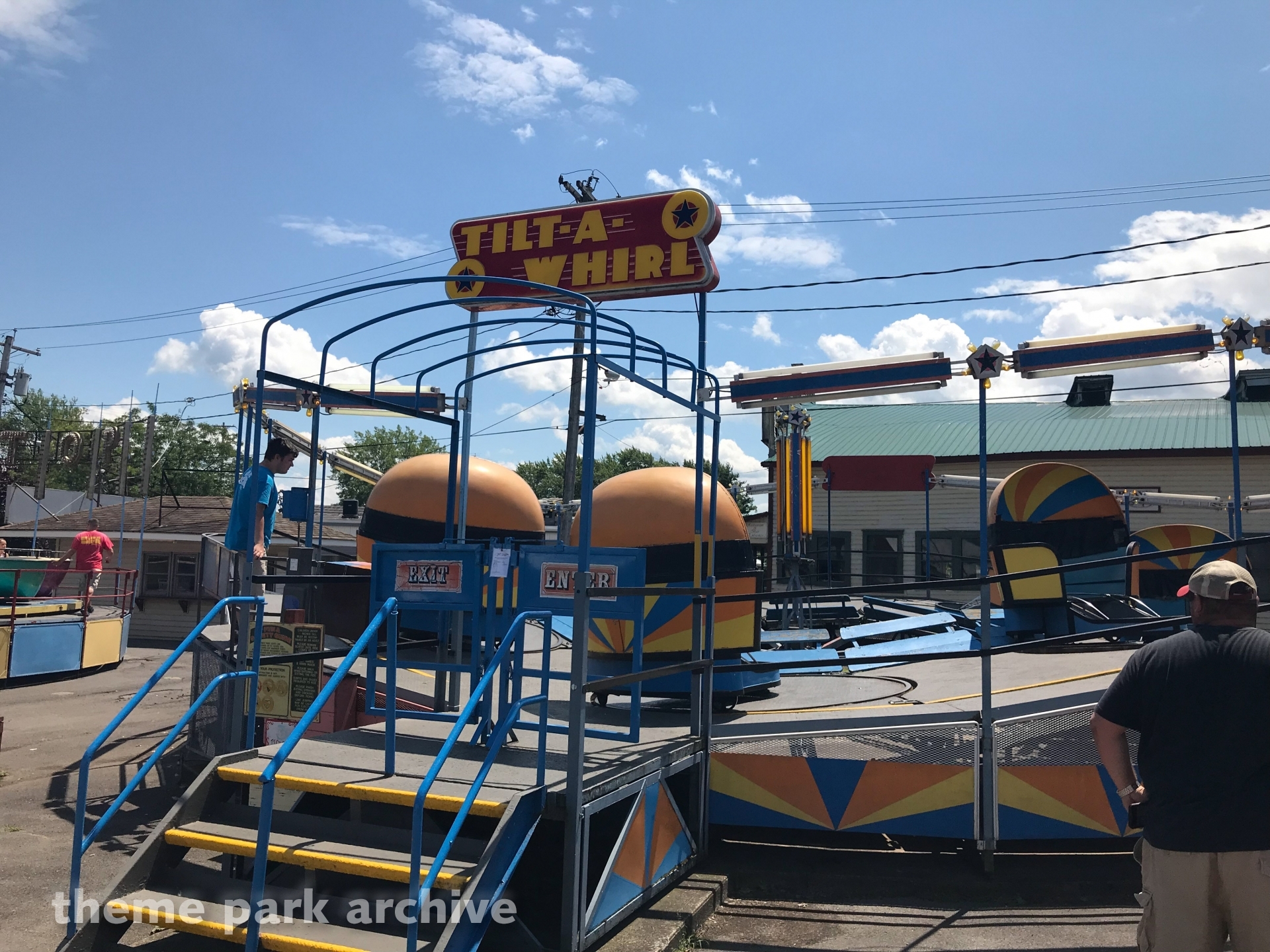Tilt A Whirl at Sylvan Beach Amusement Park Theme Park Archive