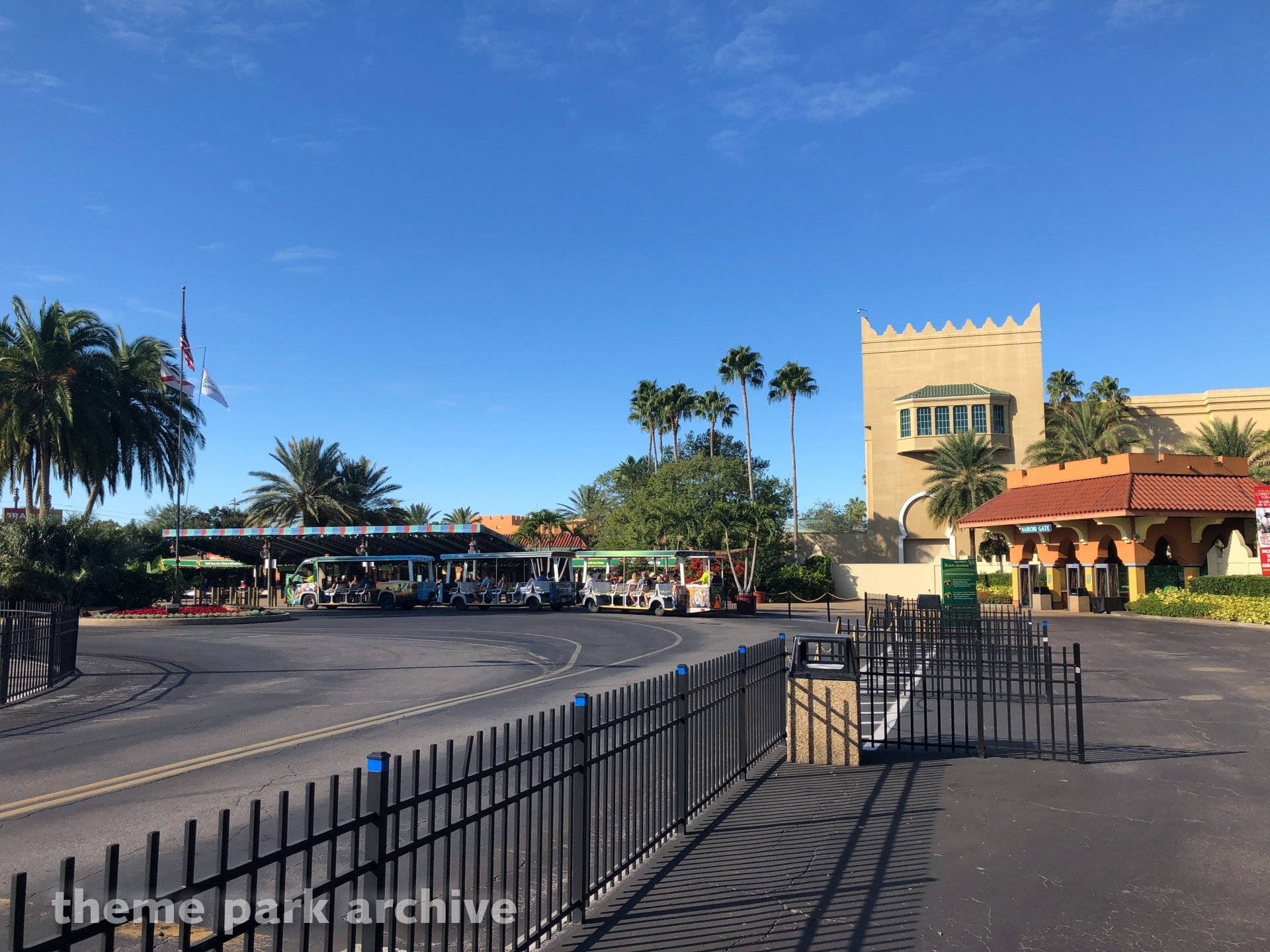 Entrance Exit at Busch Gardens Tampa Theme Park Archive