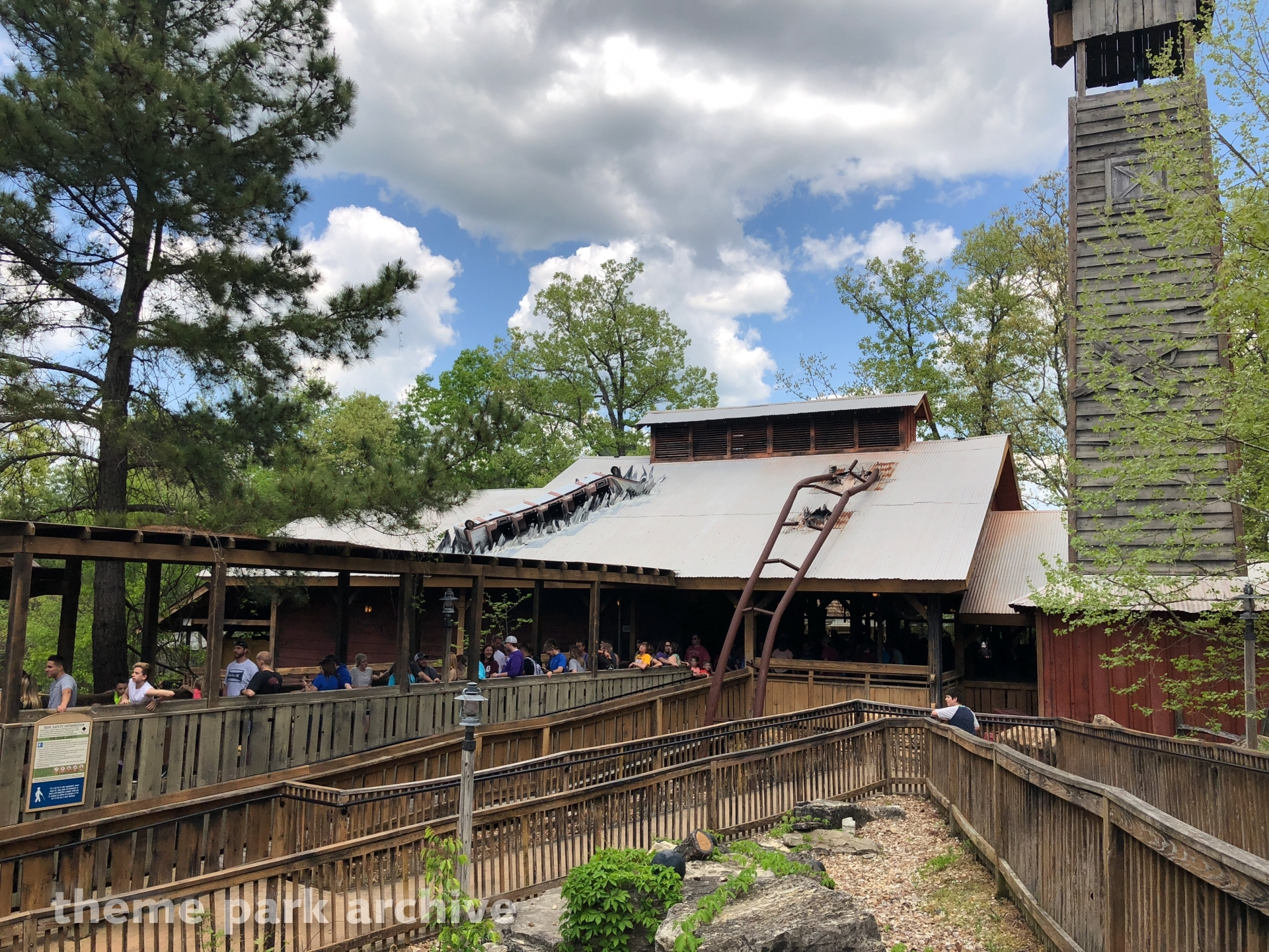 Powder Keg at Silver Dollar City Theme Park Archive