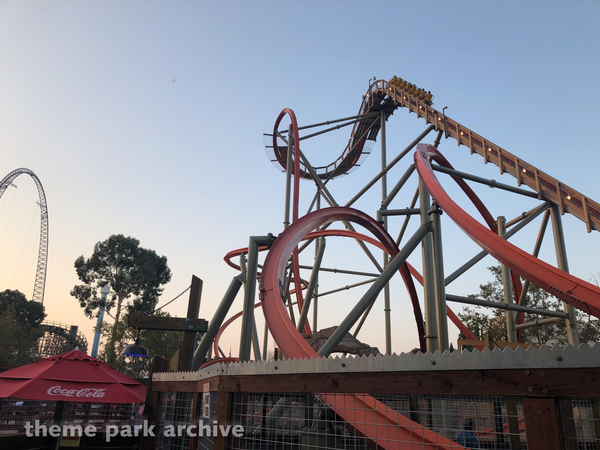 RailBlazer at California's Great America Theme Park Archive