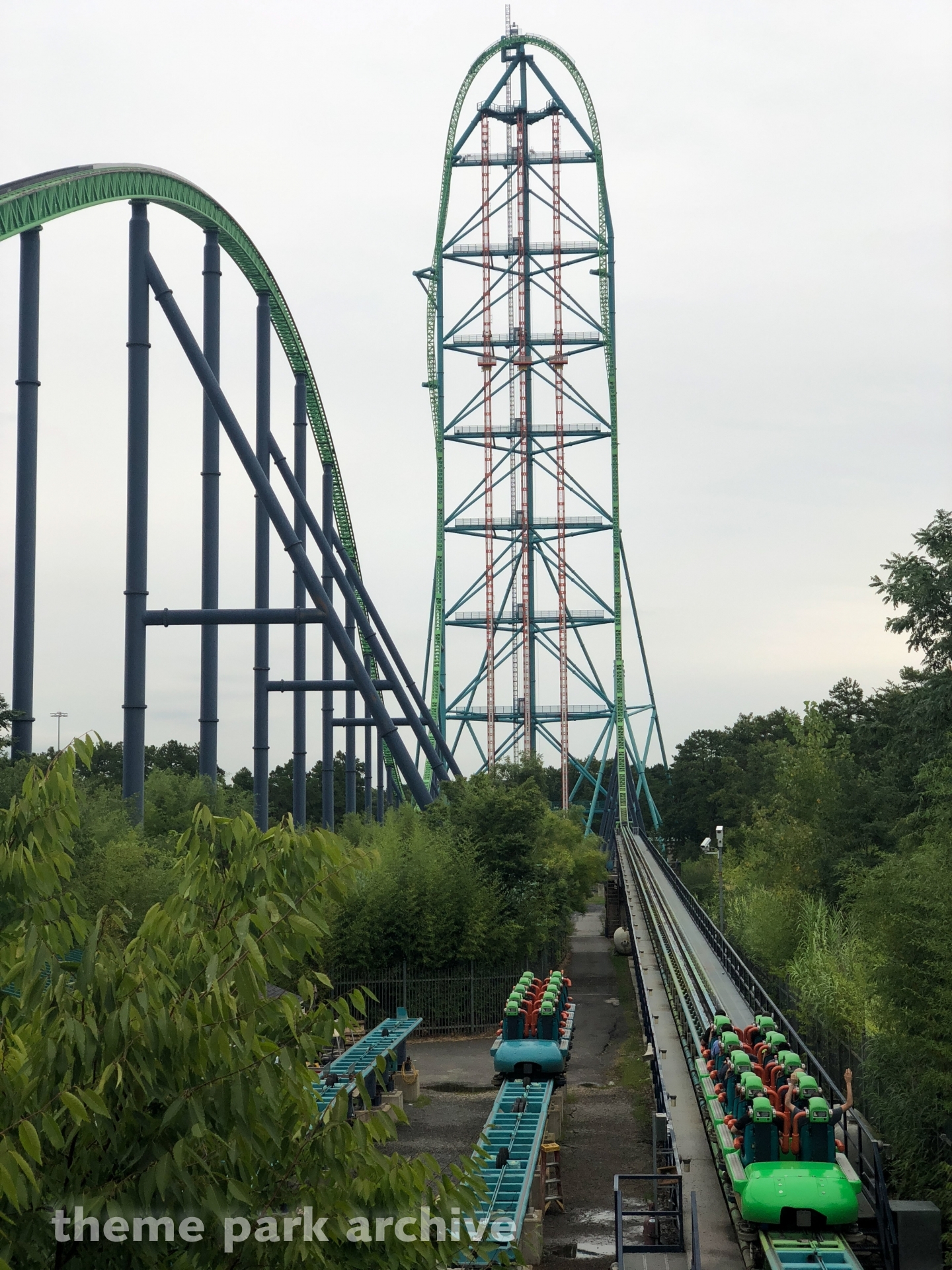 Kingda Ka at Six Flags Great Adventure Theme Park Archive