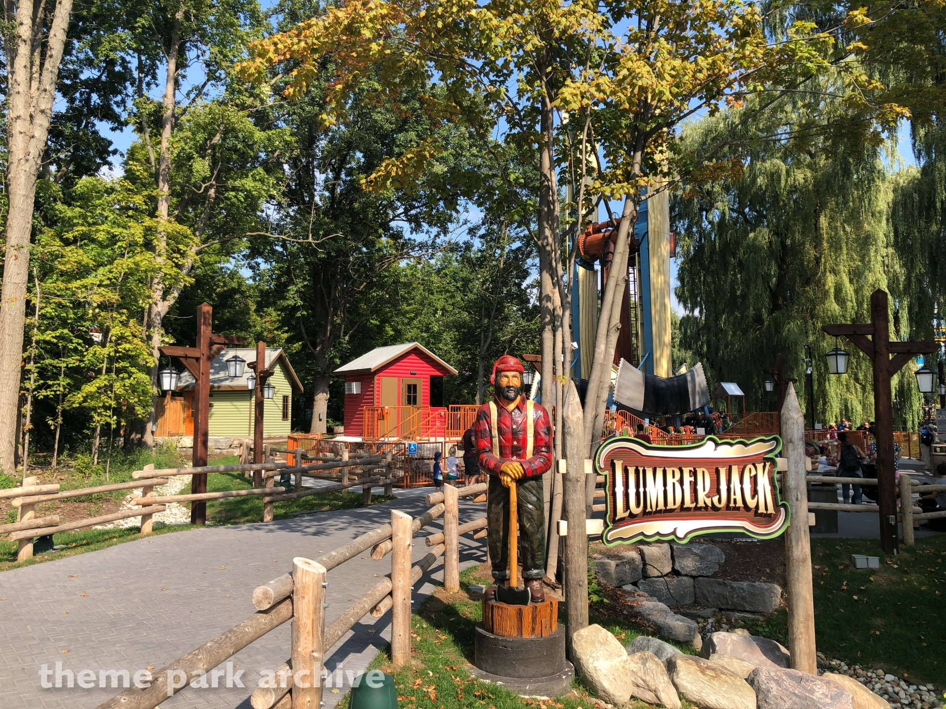Lumberjack at Canada's Wonderland Theme Park Archive