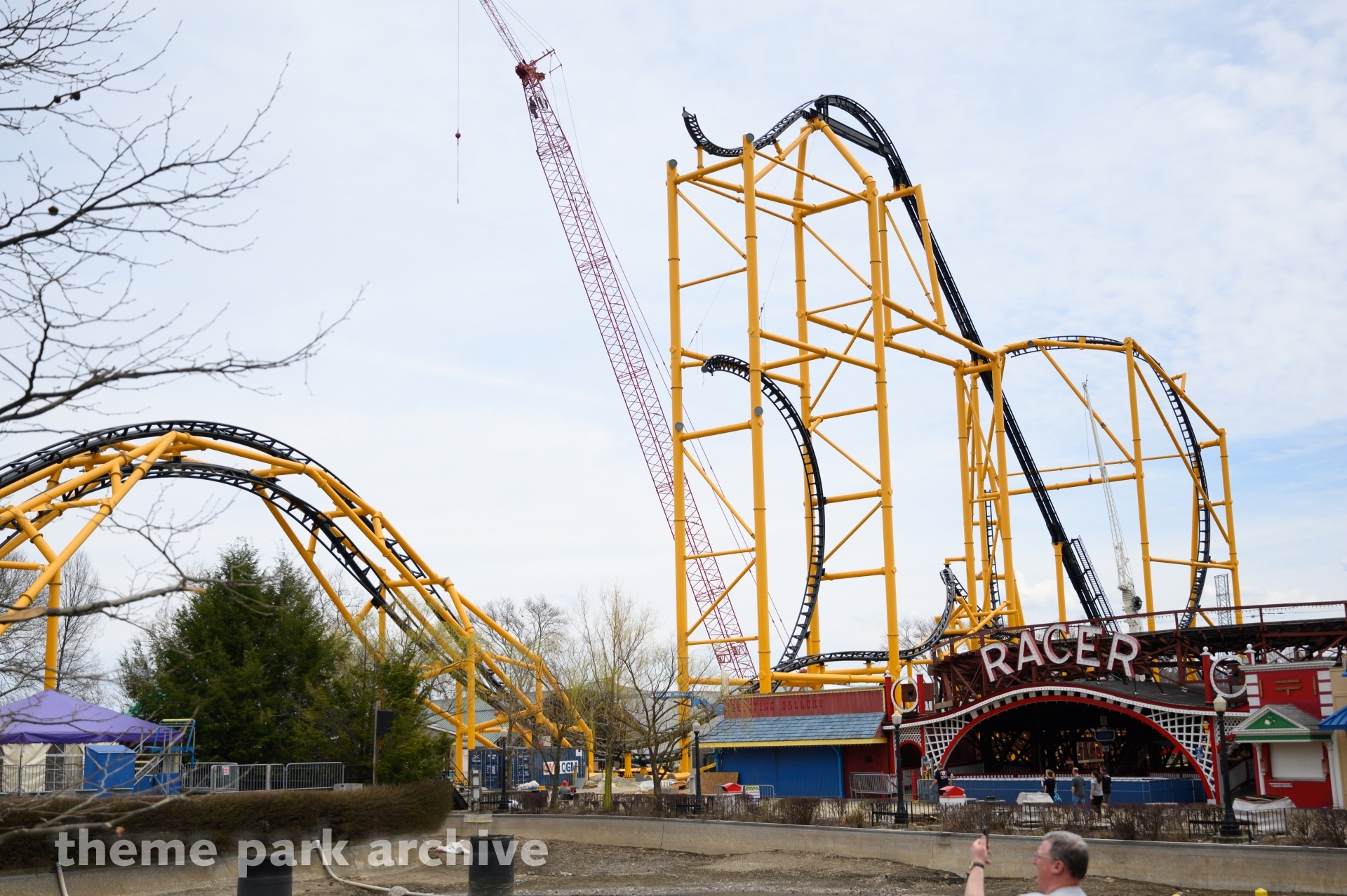 Steel Curtain Construction Tour Theme Park Archive