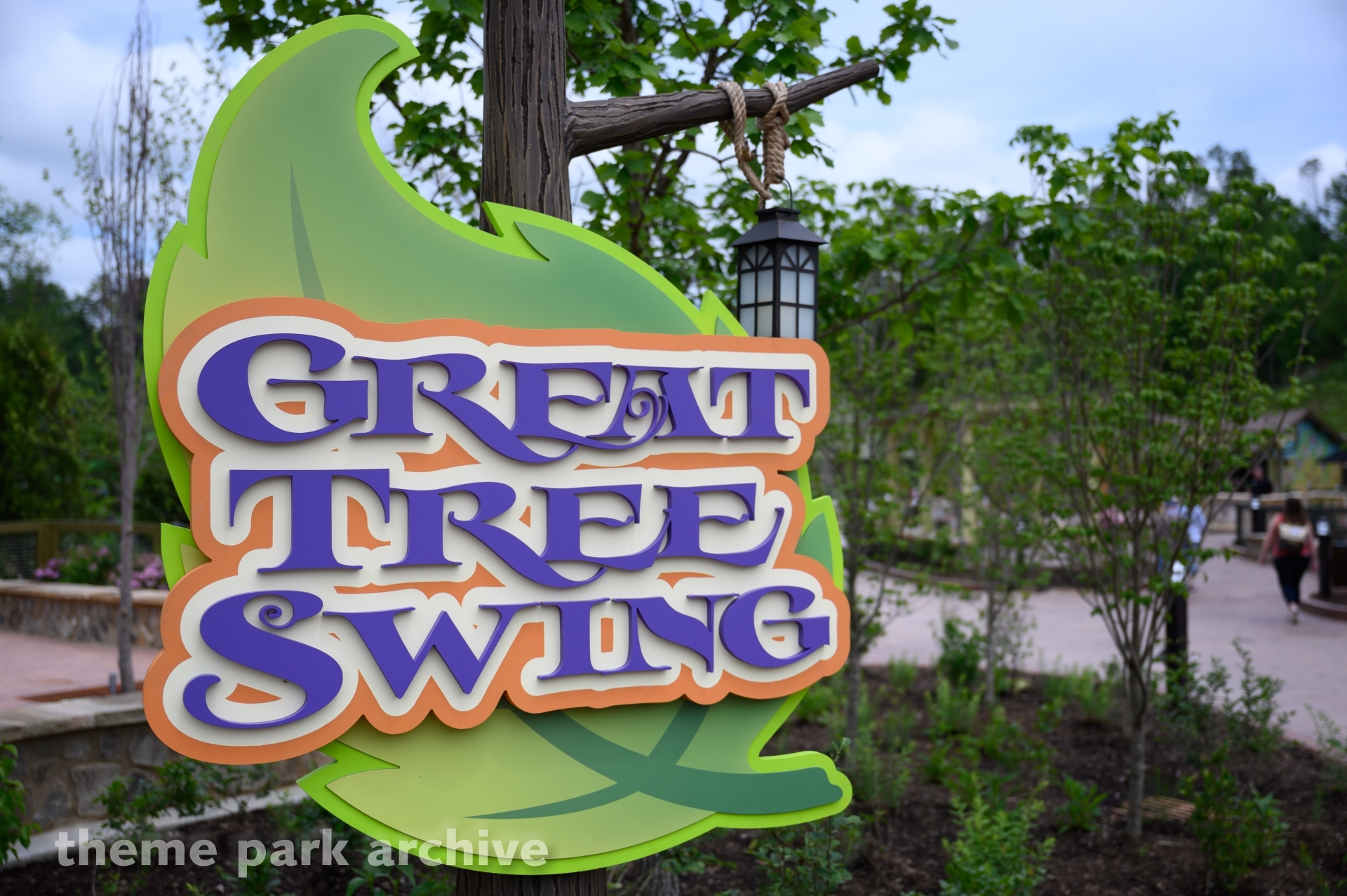 Great Tree Swing at Dollywood Theme Park Archive