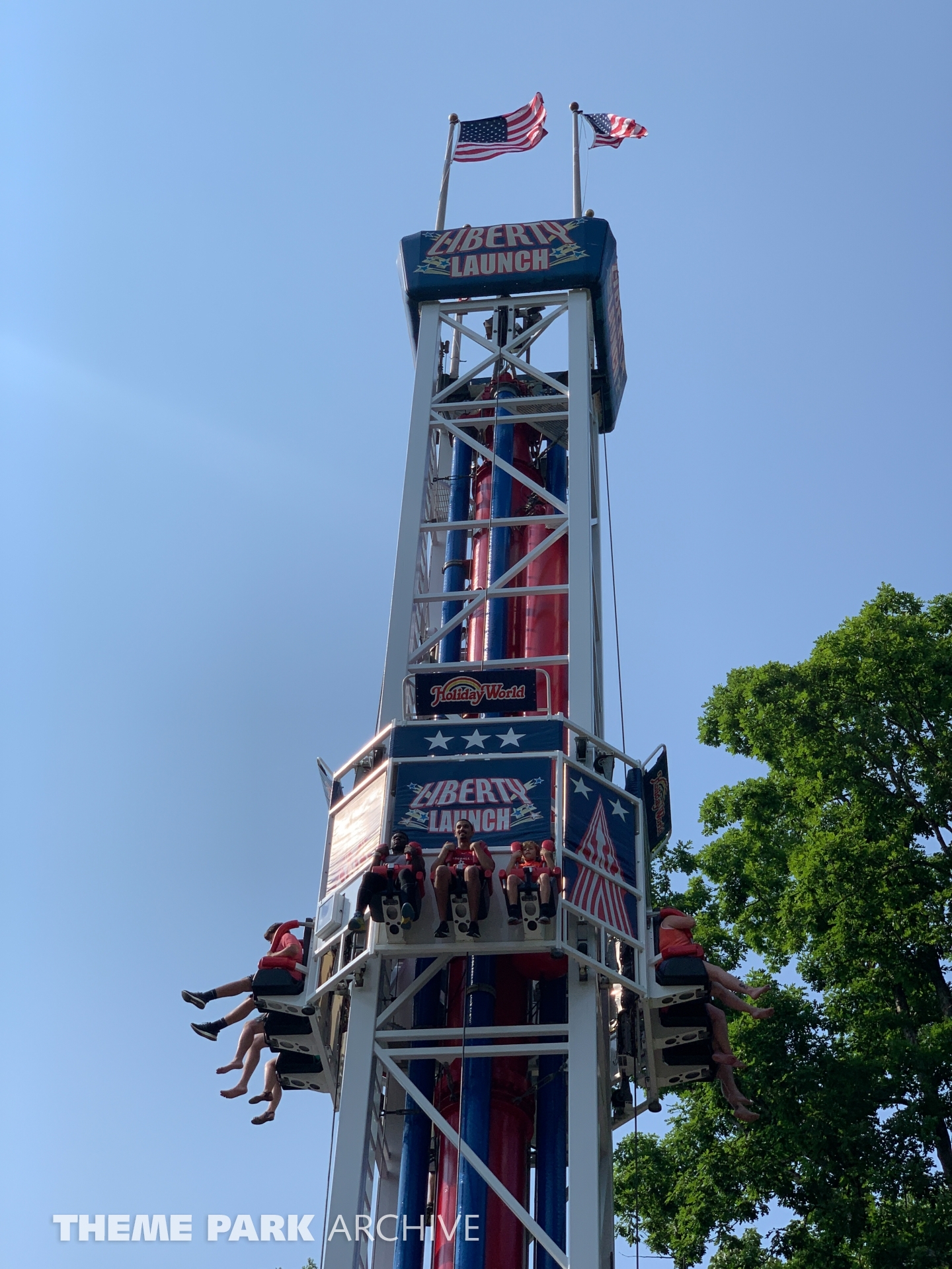 Liberty Launch at Holiday World Theme Park Archive