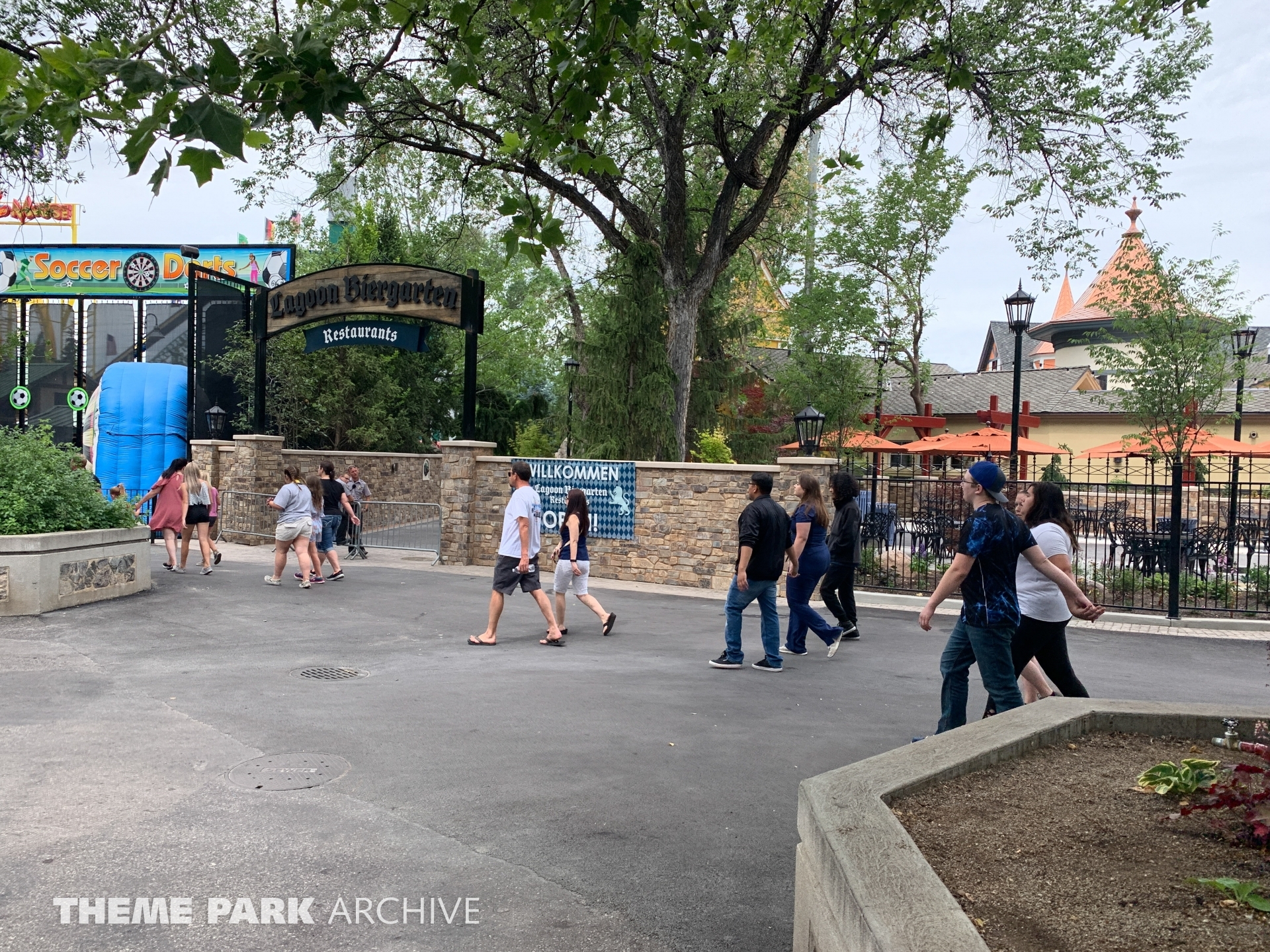 Lagoon Biergarden at Lagoon Theme Park Archive