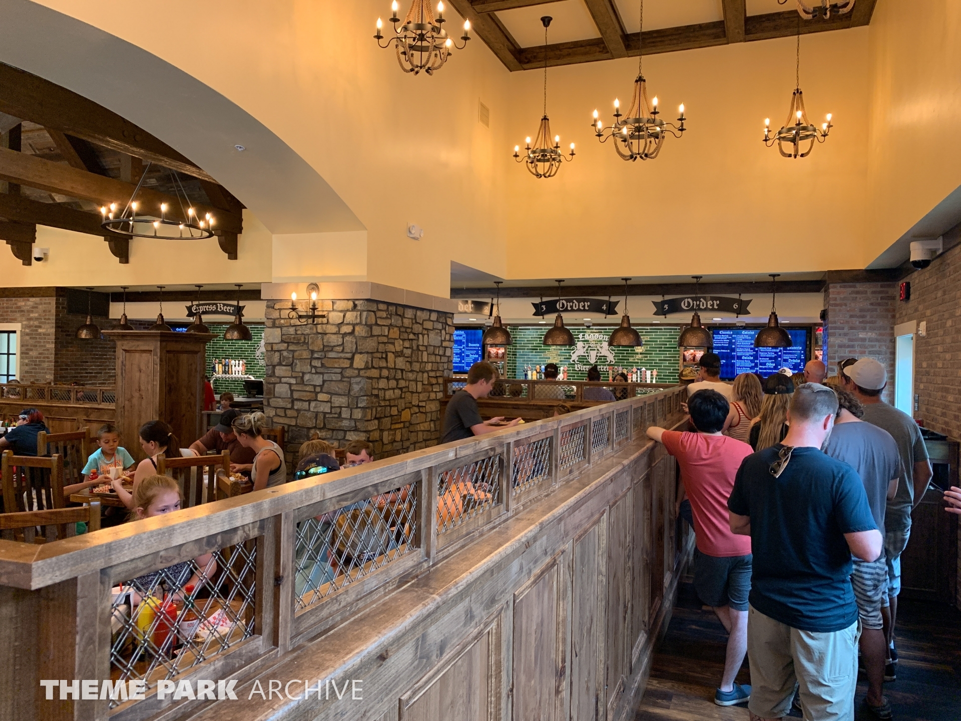 Lagoon Biergarden at Lagoon Theme Park Archive