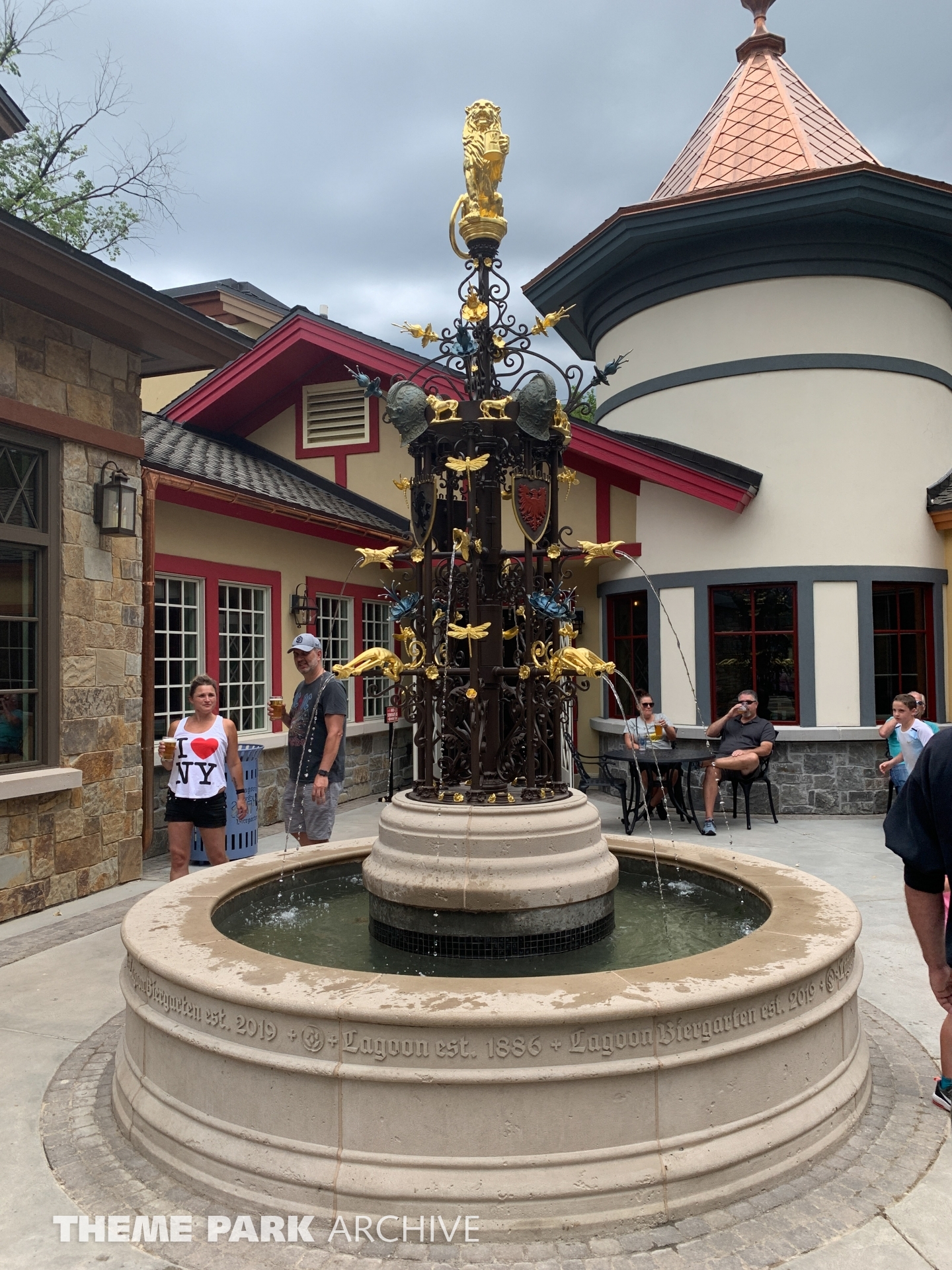 Lagoon Biergarden at Lagoon Theme Park Archive