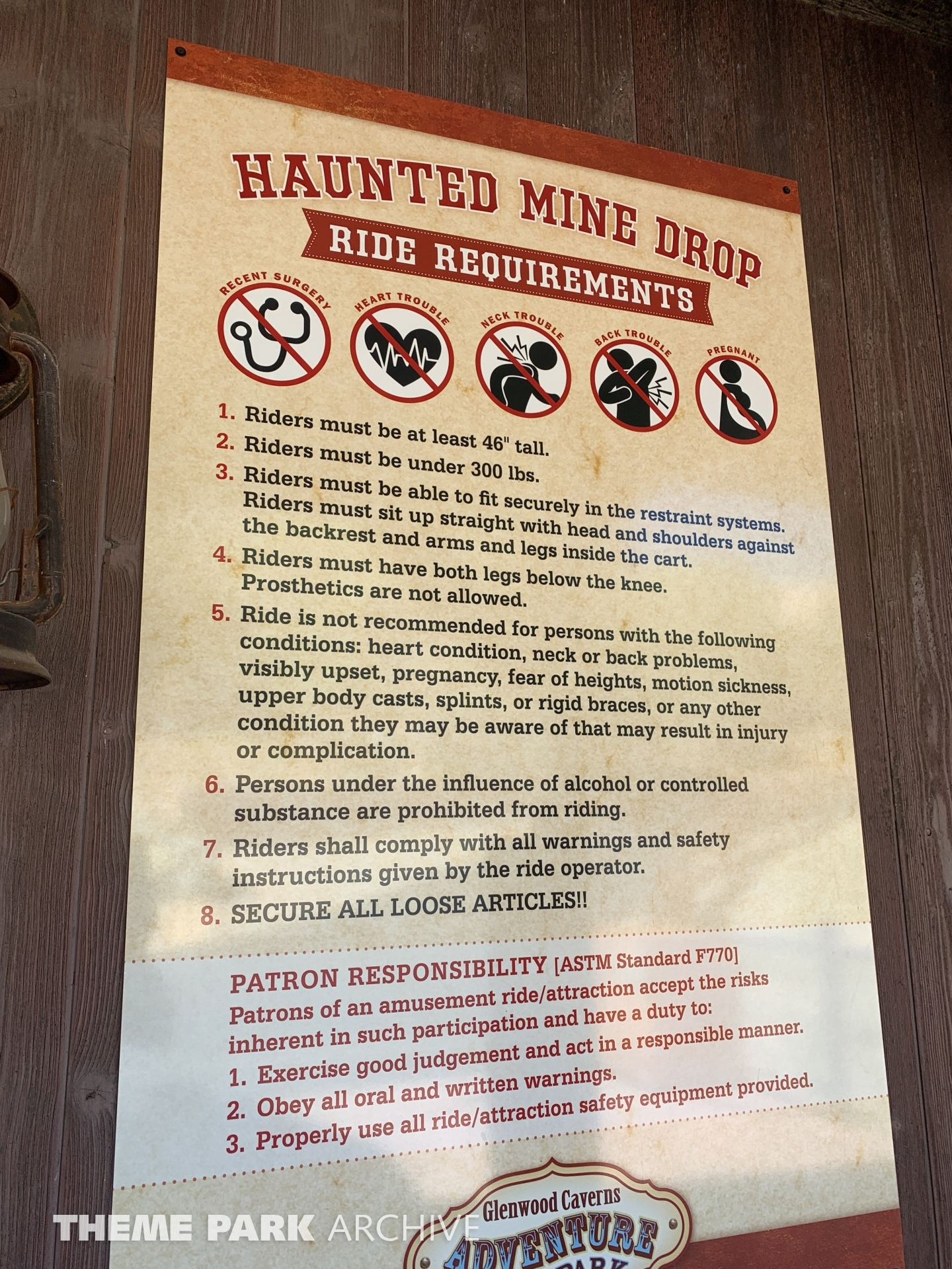 Haunted Mine Drop at Glenwood Caverns Adventure Park Theme Park Archive