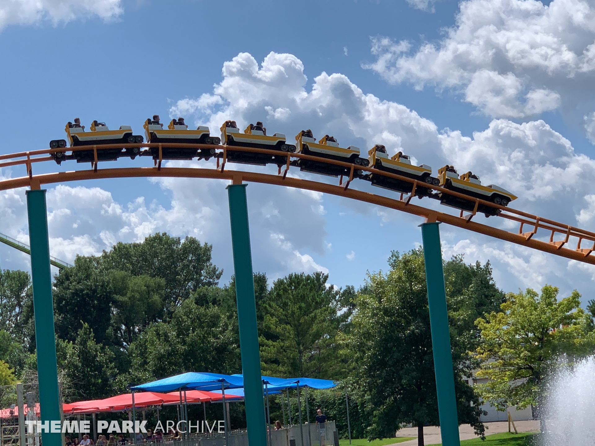 Corkscrew at Valleyfair Theme Park Archive