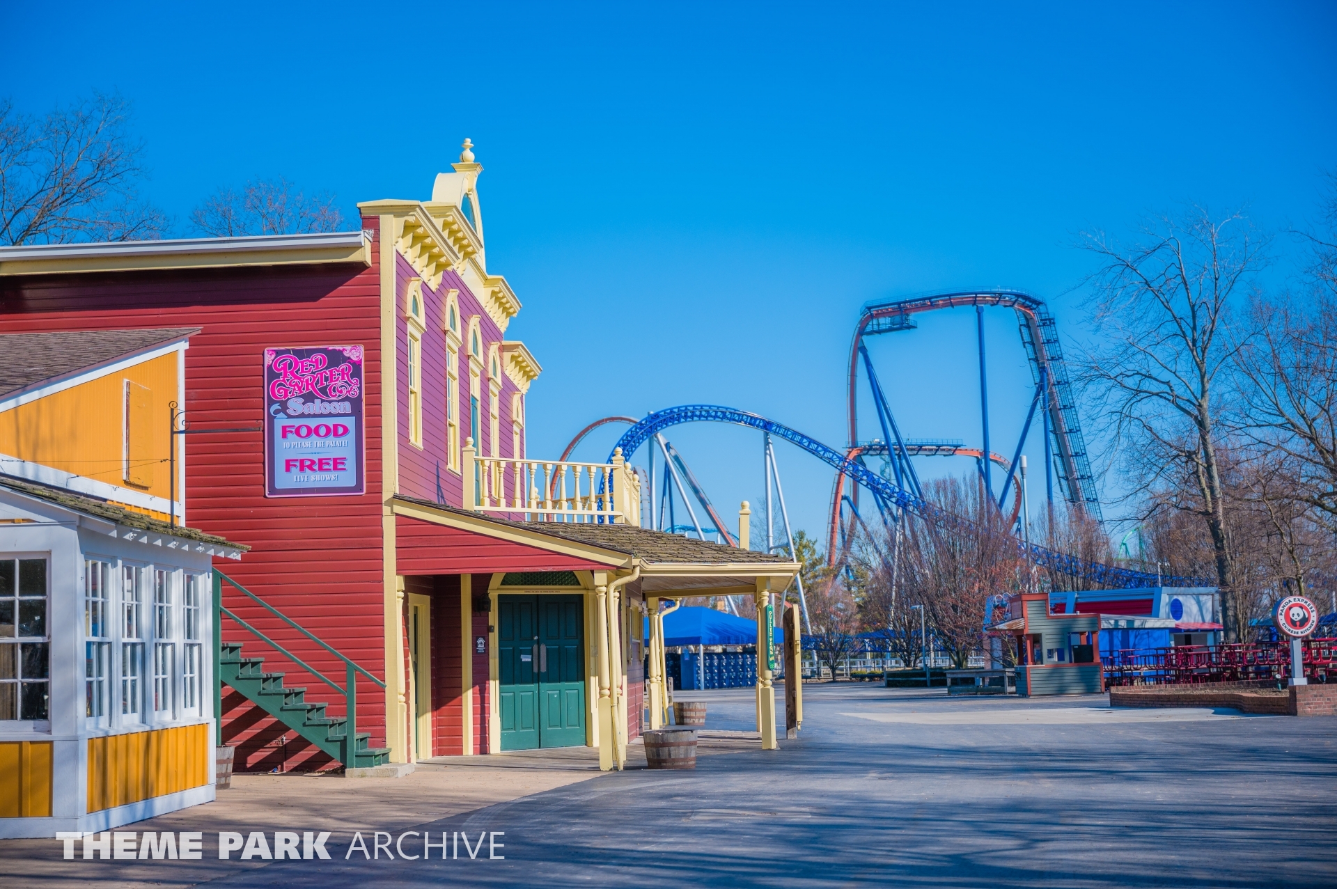 Red Garter Saloon at Cedar Point Theme Park Archive