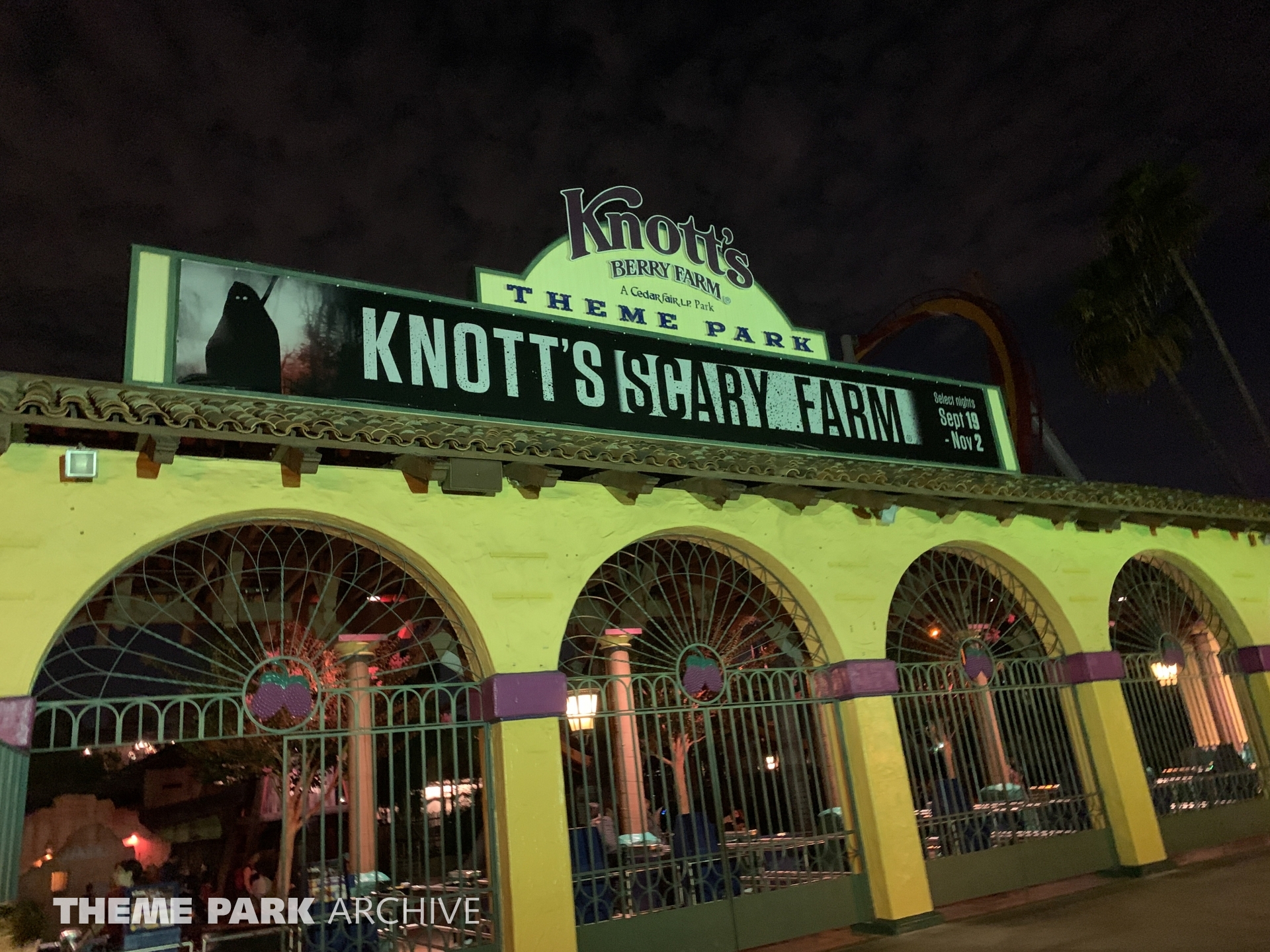 Main Entrance at Knott's Berry Farm Theme Park Archive