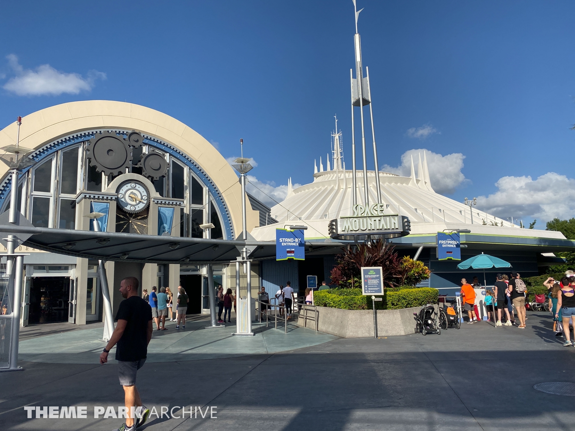 Space Mountain at Magic Kingdom Theme Park Archive