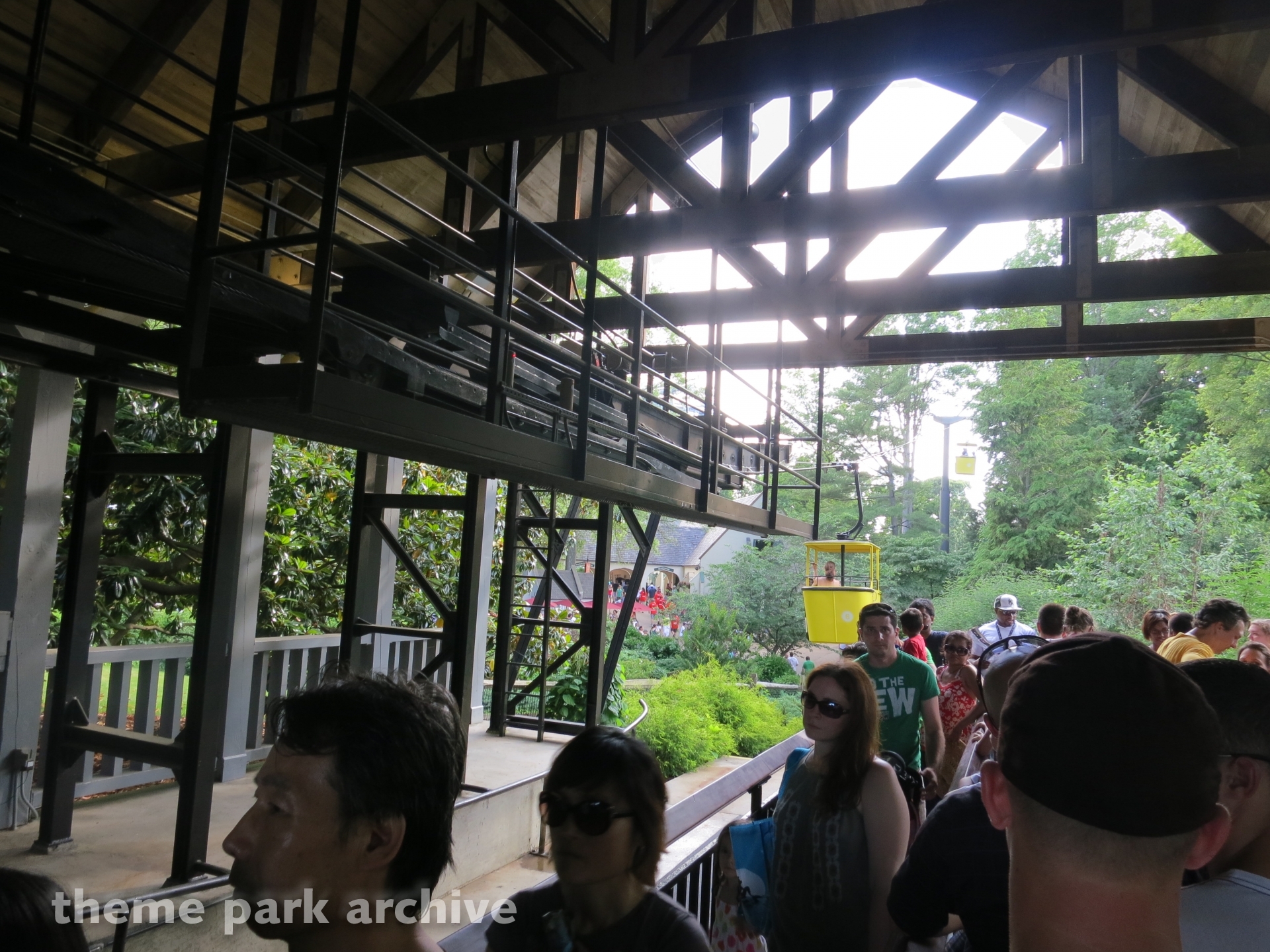 Skyride at Busch Gardens Williamsburg Theme Park Archive