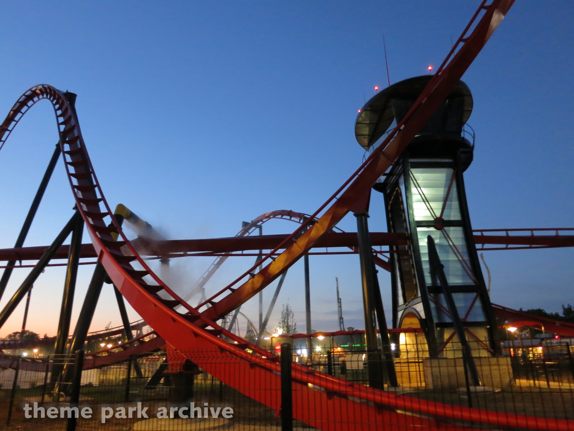 X Flight Six Flags Great America 2012 Theme Park Archive