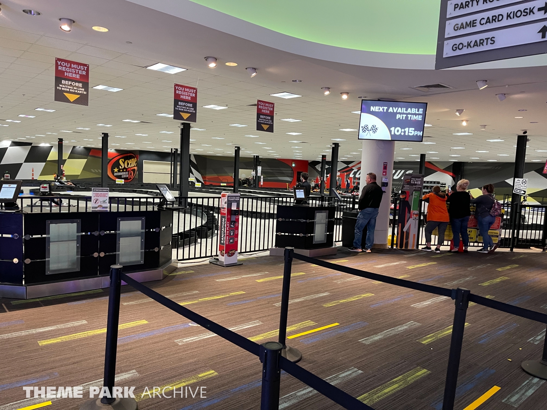 Indoor Go Karts at Scene75 Entertainment Center Columbus Theme Park