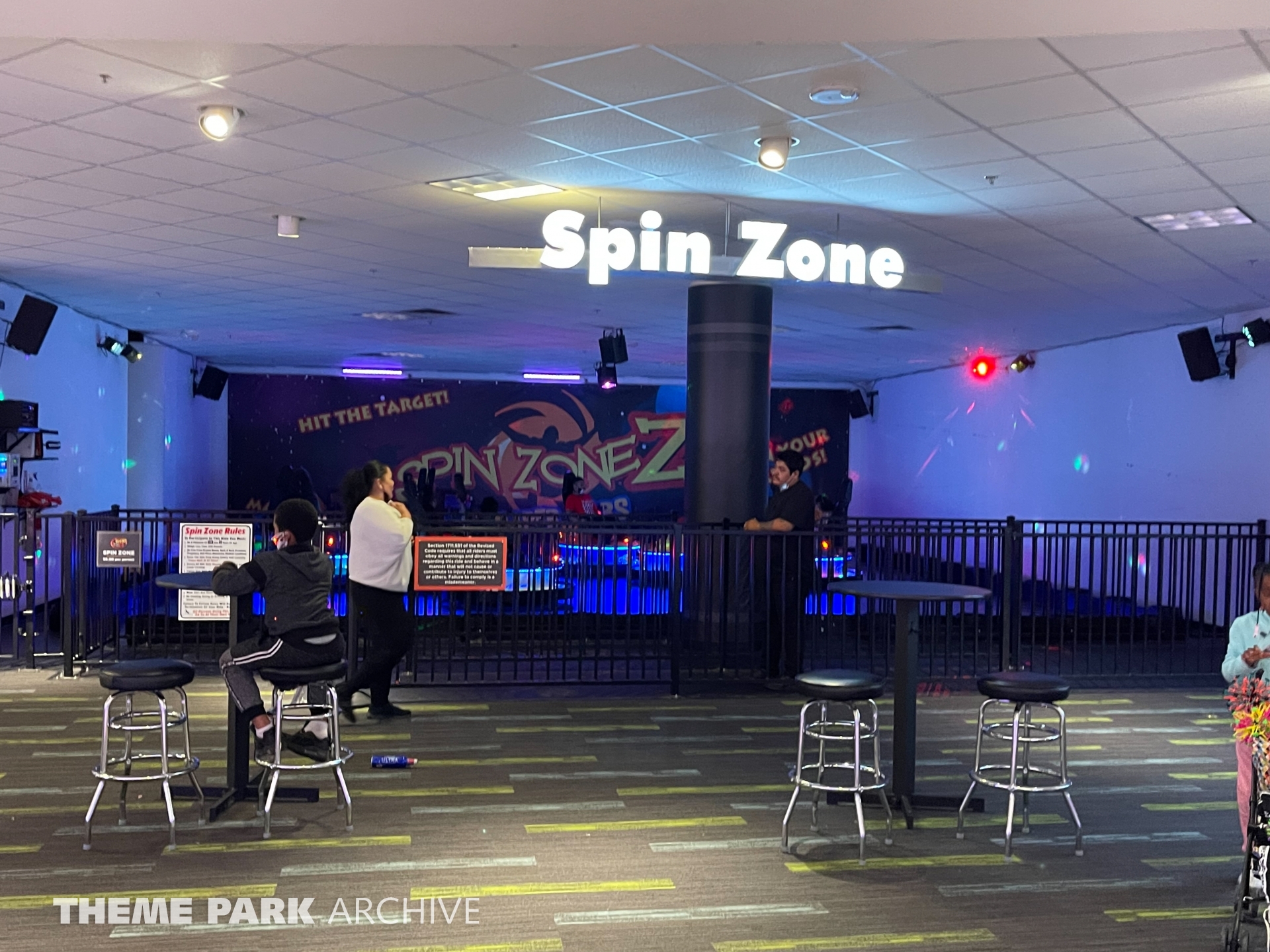 Spin Zone at Scene75 Entertainment Center Columbus Theme Park Archive