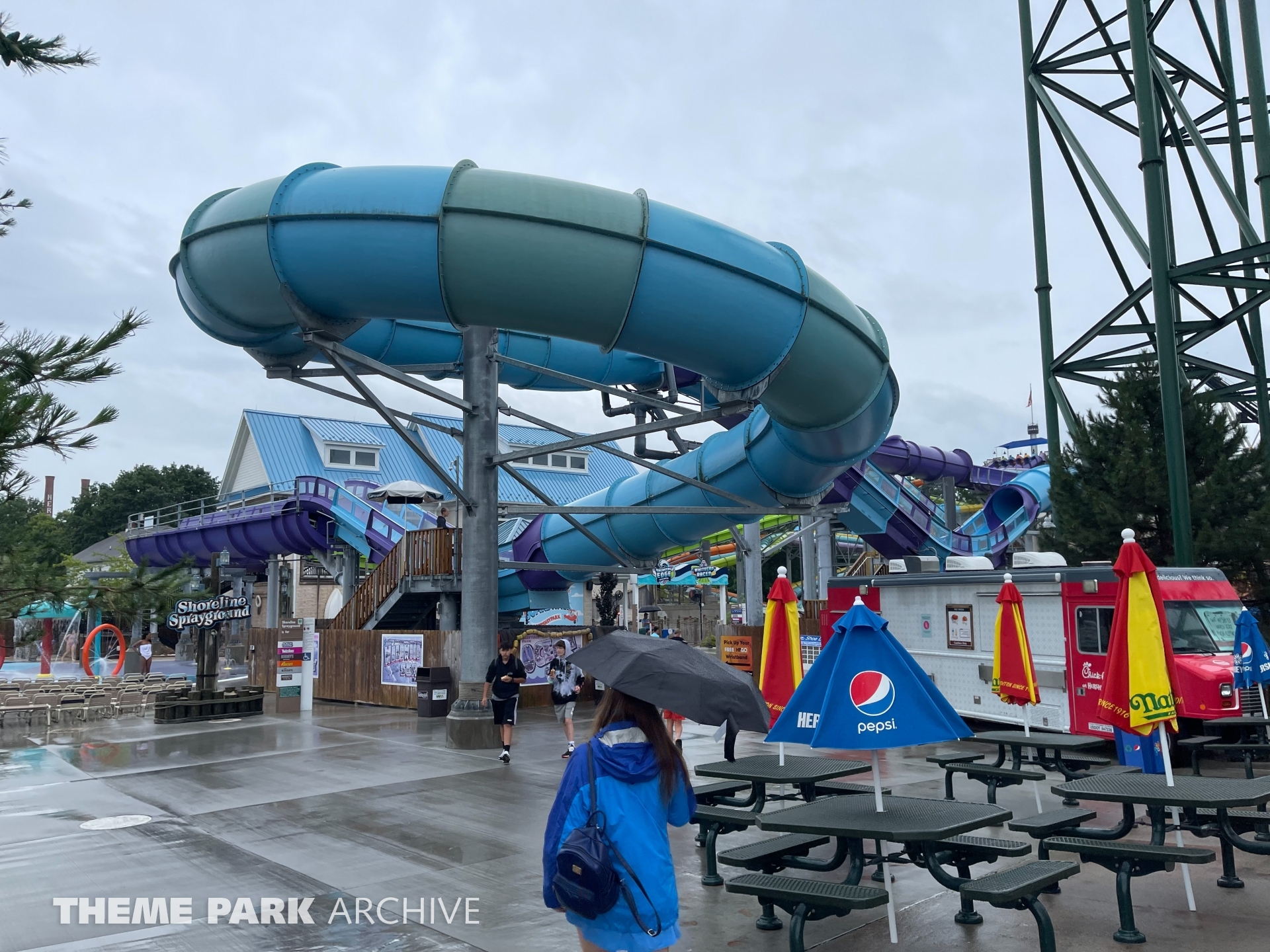 Breakers Edge Water Coaster at Hersheypark Theme Park Archive