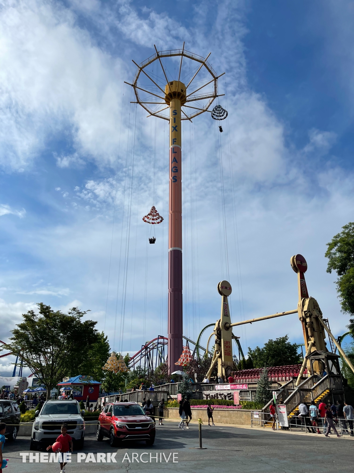 Parachute Training Center Edwards AFB Jump Tower at Six Flags Great