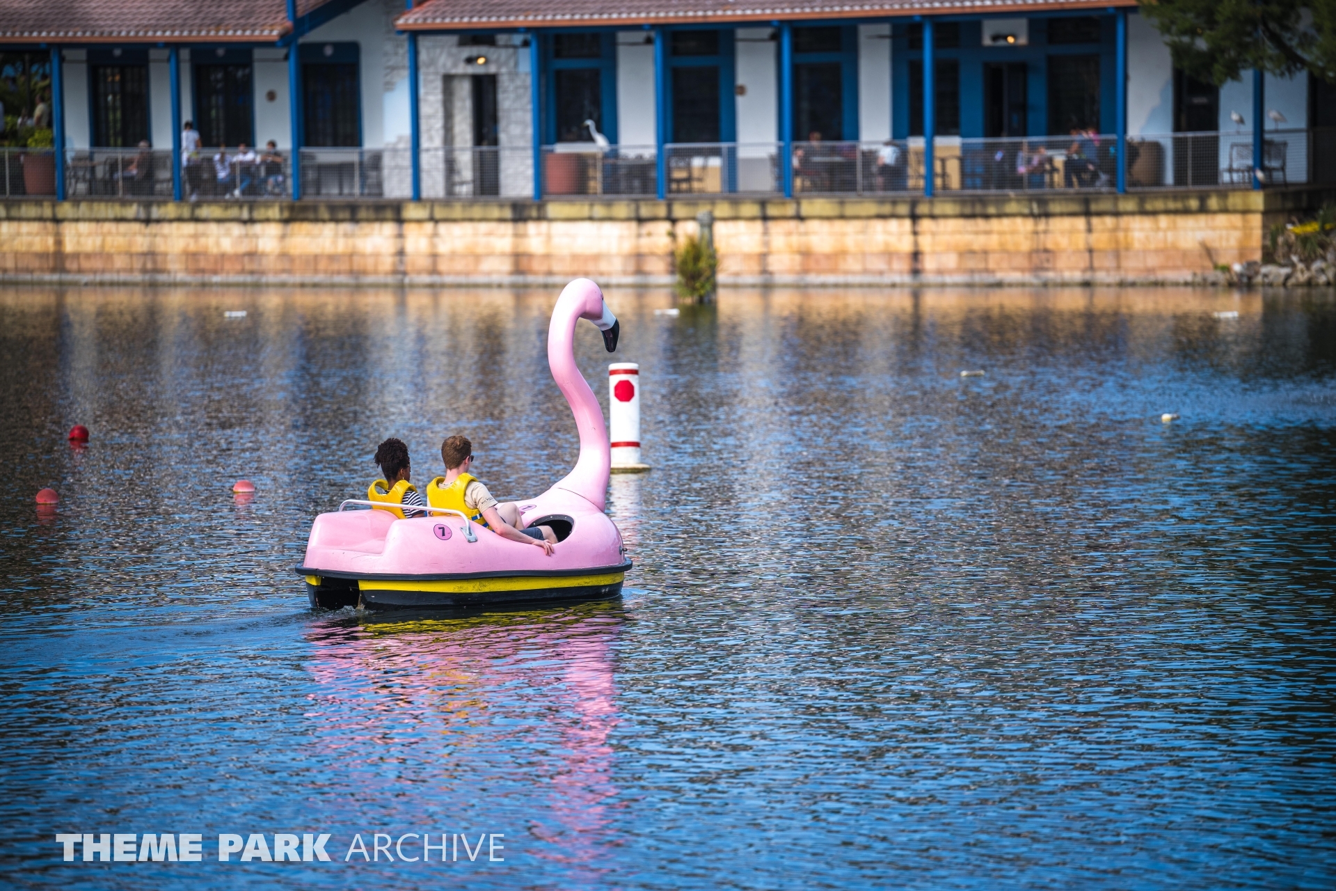 Paddle Boats at SeaWorld Orlando Theme Park Archive