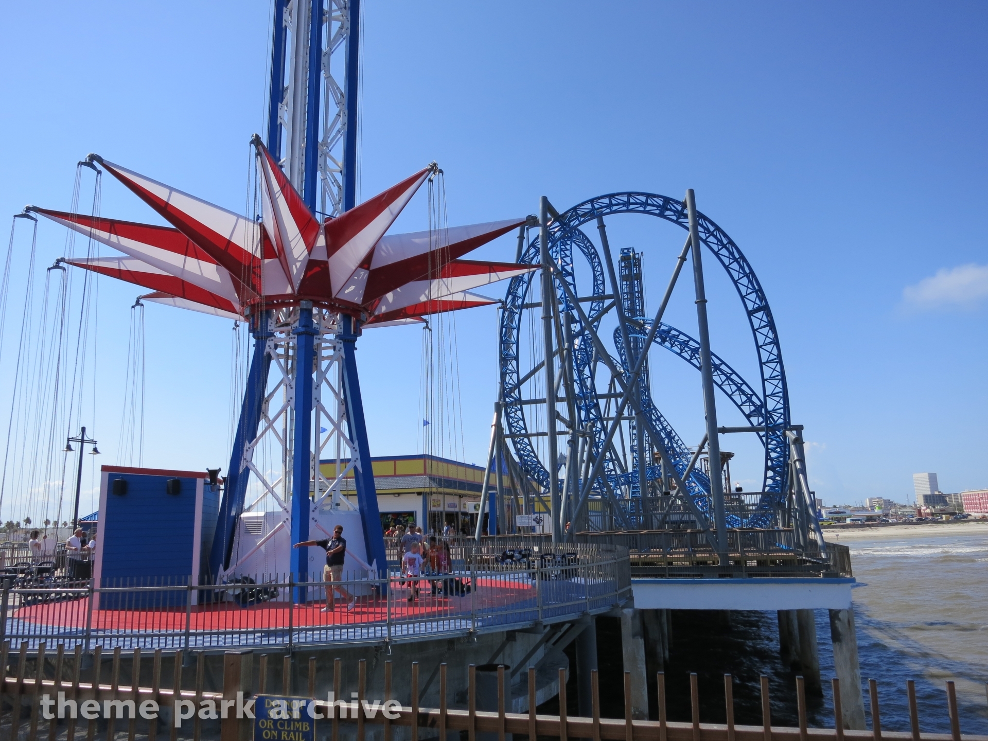 Texas Star Flyer at Galveston Island Historic Pleasure Pier Theme Park Archive