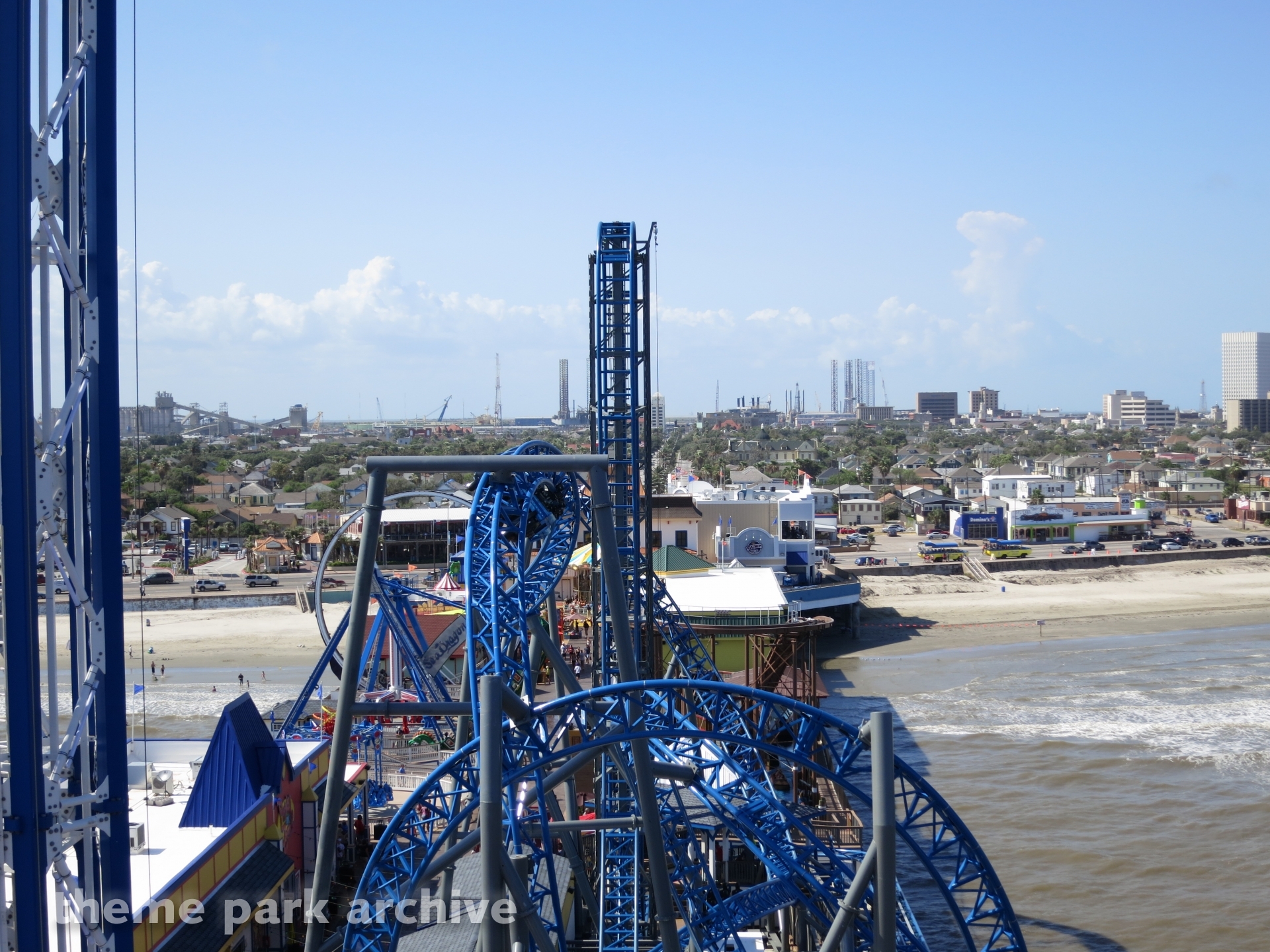 Iron Shark at Galveston Island Historic Pleasure Pier Theme Park Archive
