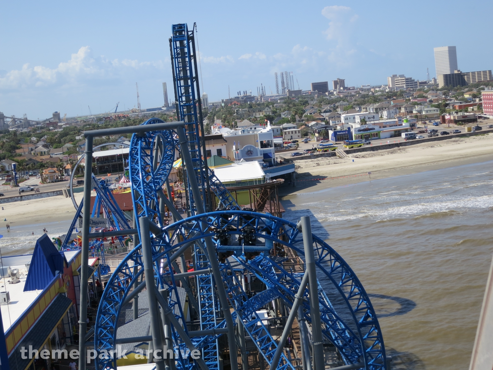 Iron Shark at Galveston Island Historic Pleasure Pier Theme Park Archive
