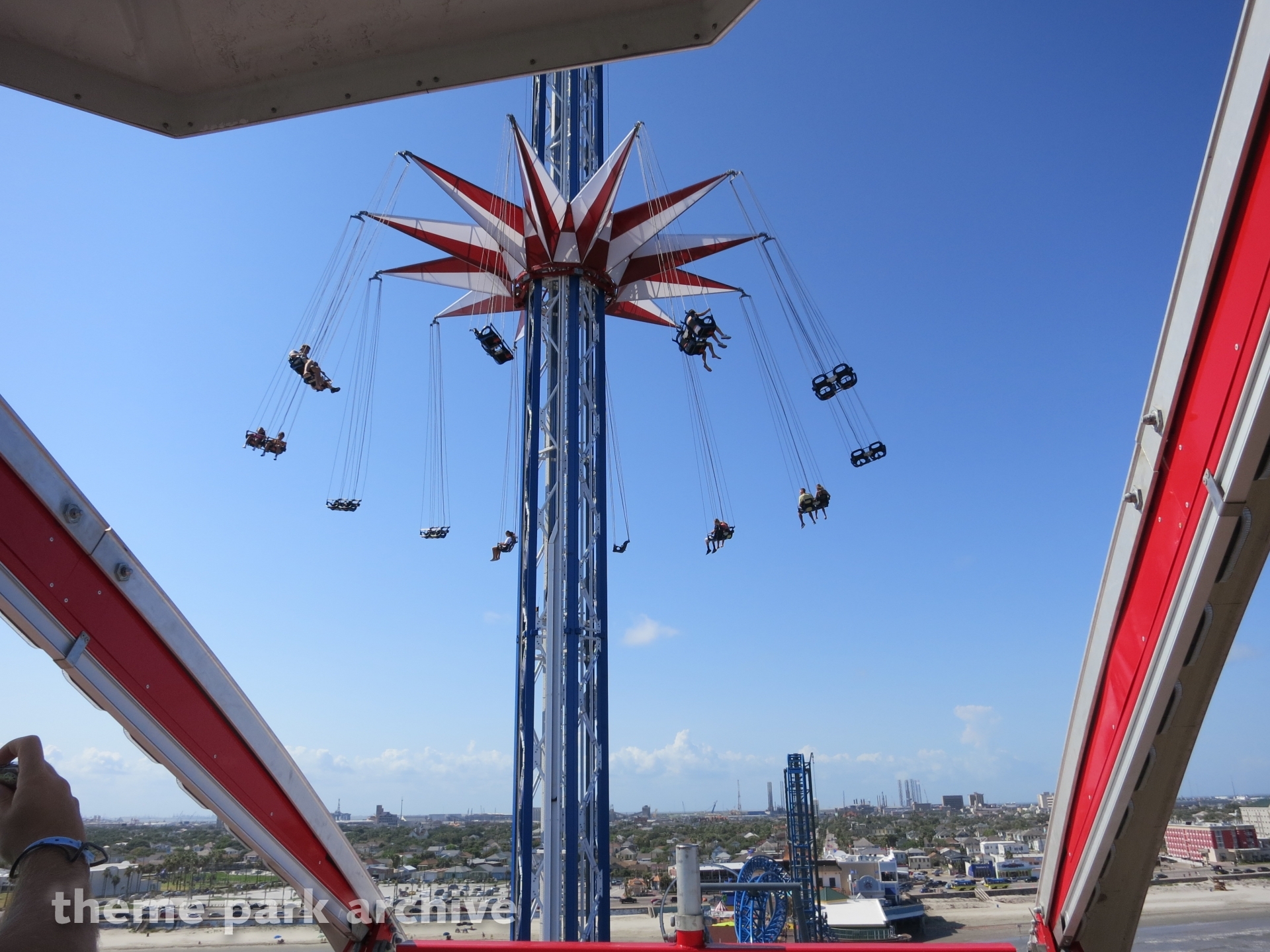 Texas Star Flyer at Galveston Island Historic Pleasure Pier Theme Park Archive