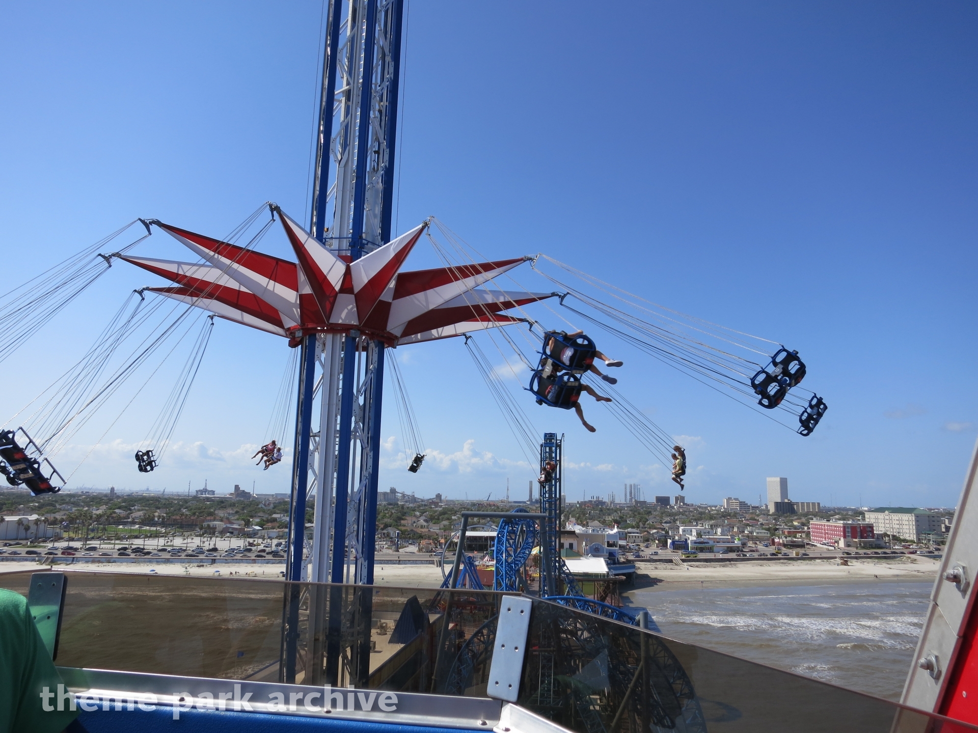 Texas Star Flyer at Galveston Island Historic Pleasure Pier Theme Park Archive