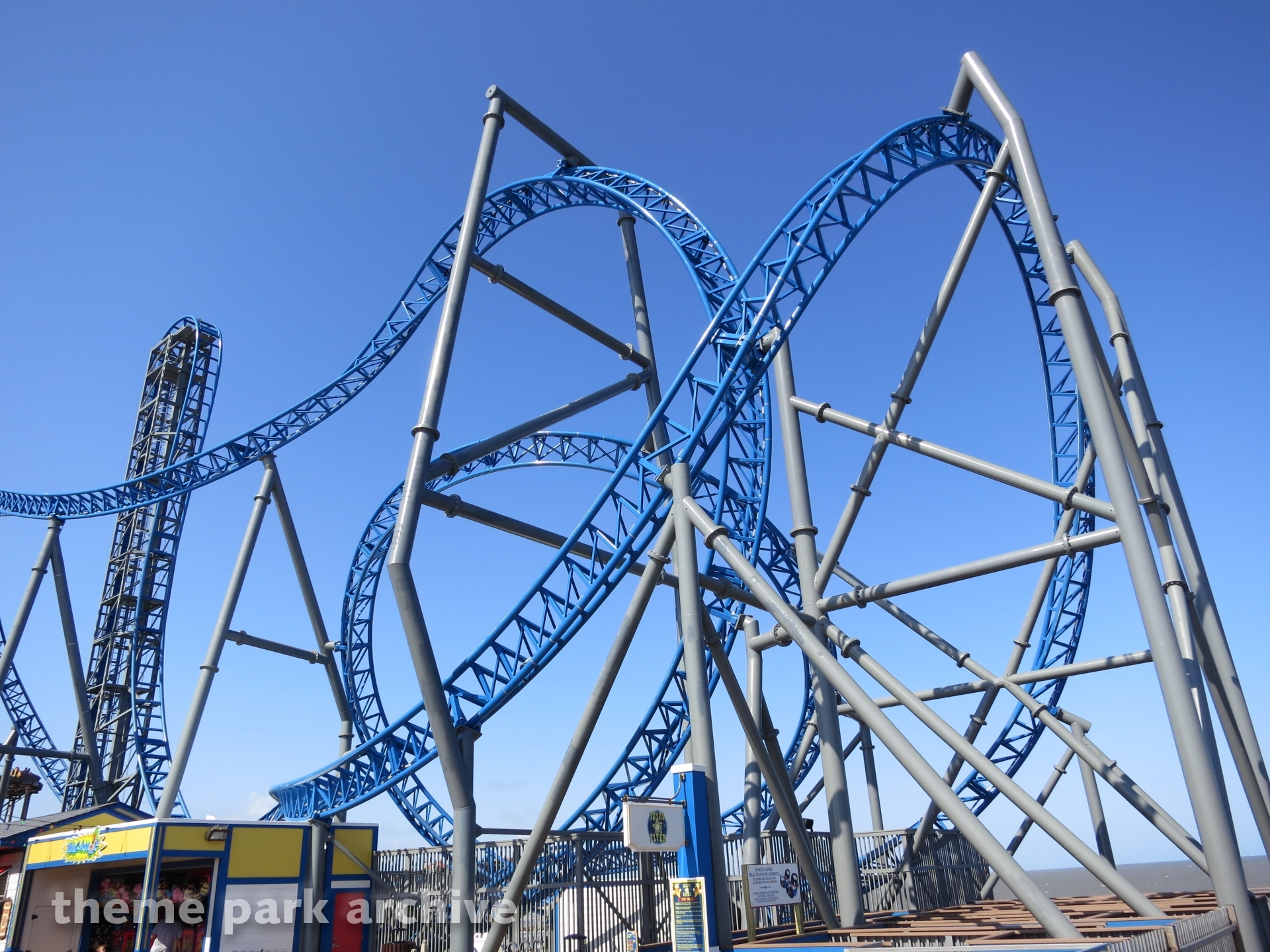 Iron Shark at Galveston Island Historic Pleasure Pier Theme Park Archive