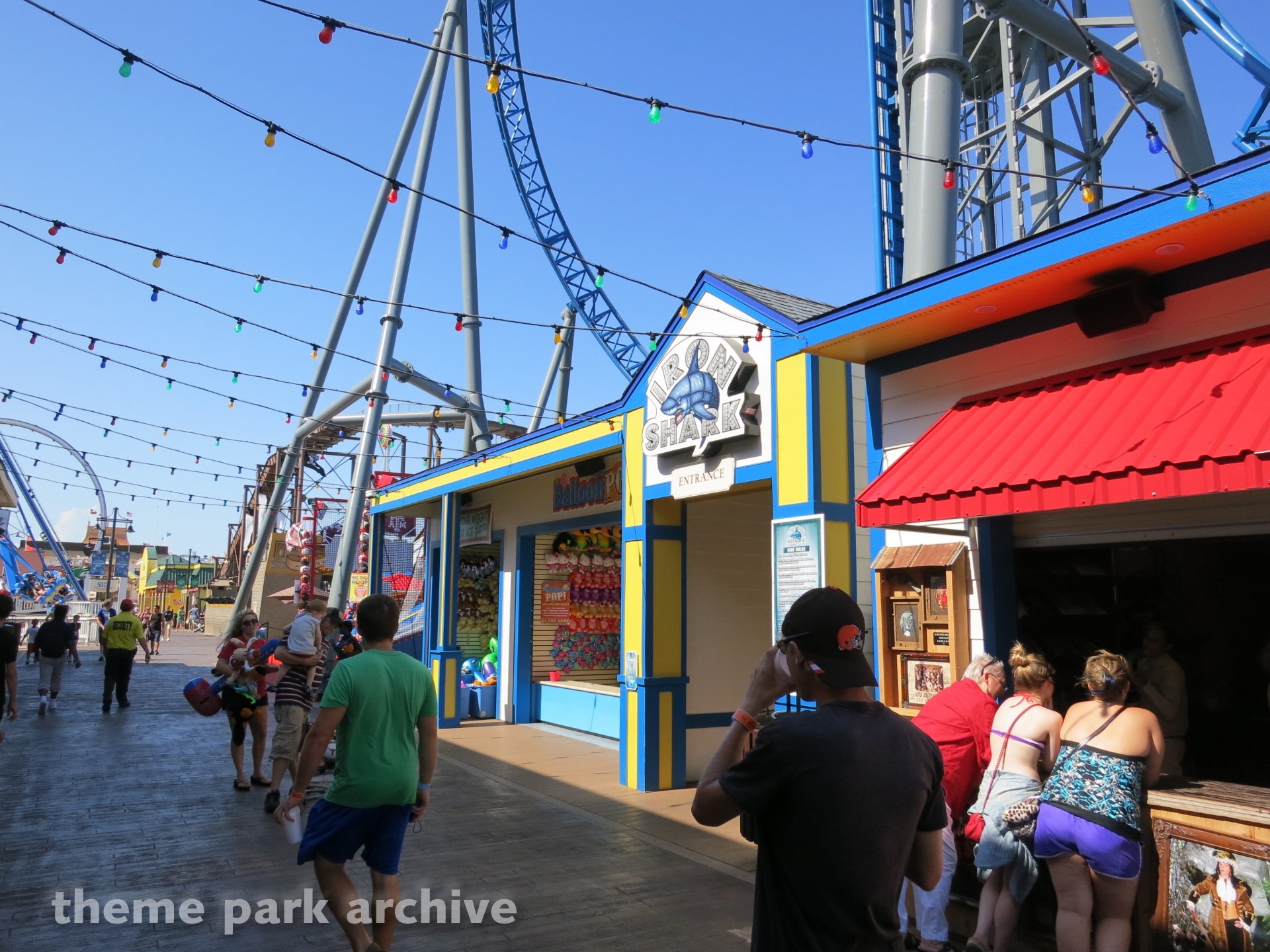 Iron Shark at Galveston Island Historic Pleasure Pier Theme Park Archive