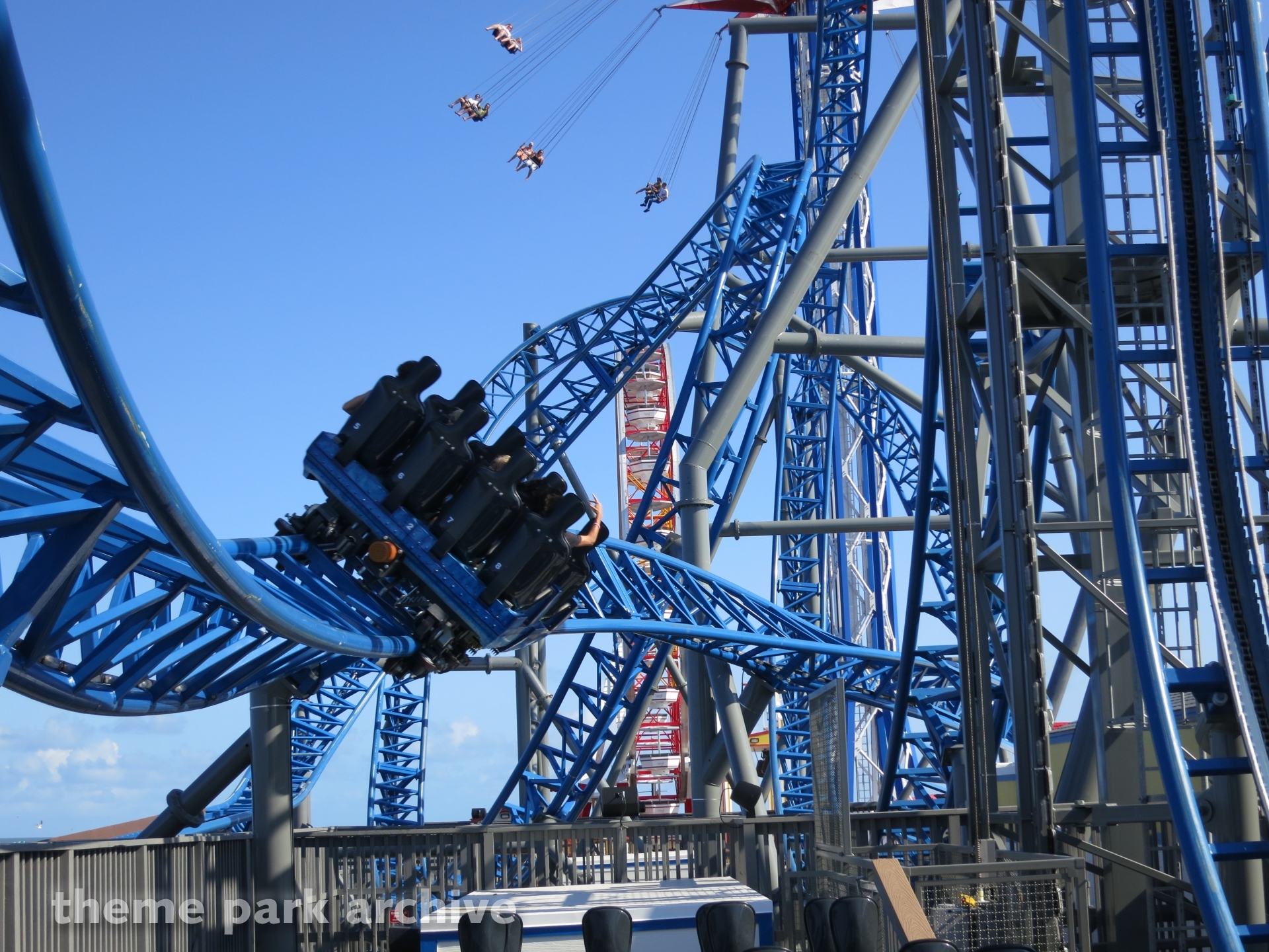 Iron Shark at Galveston Island Historic Pleasure Pier Theme Park Archive